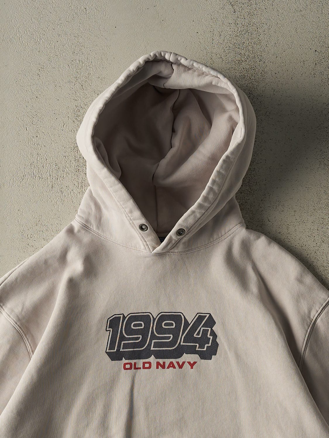 Vintage Y2K Beige Old Navy Hoodie (XL/XXL)