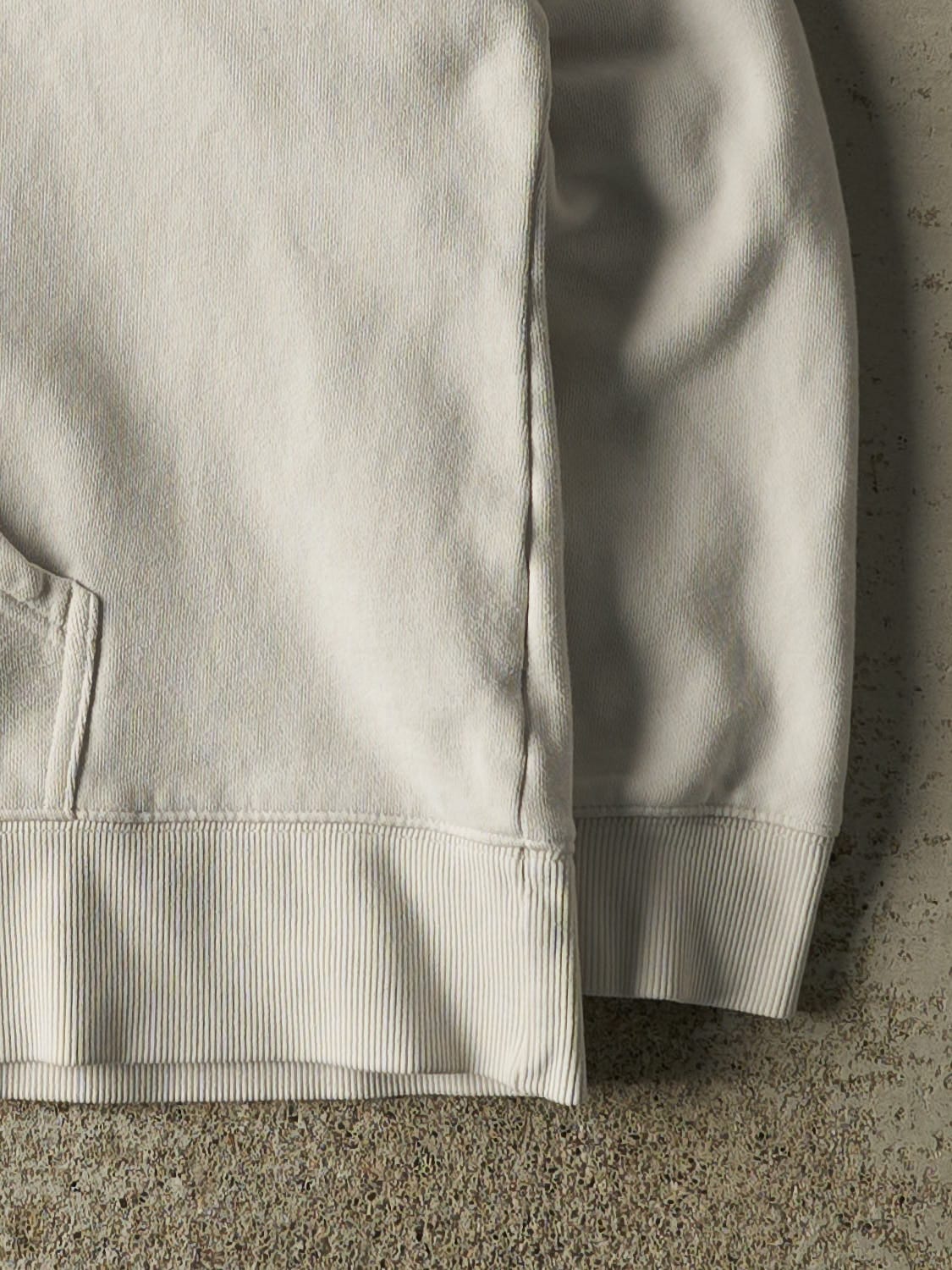 Vintage Y2K Beige Tommy Hilfiger Zip Up Hoodie (S/M)