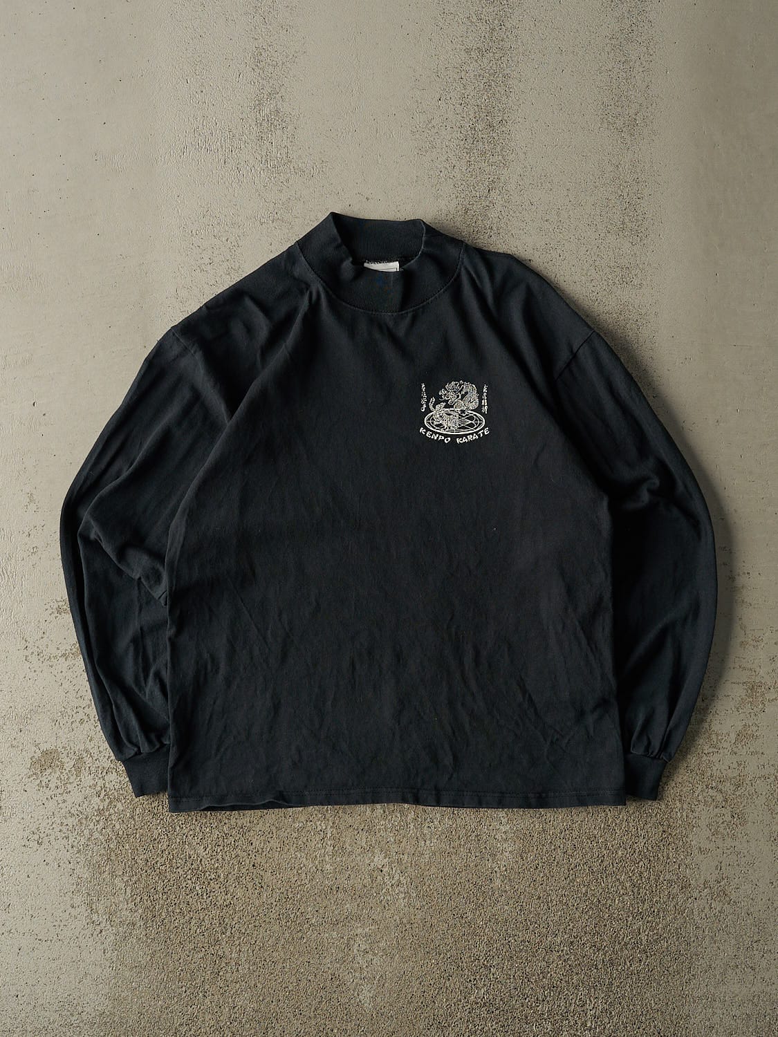 Vintage Y2K Black Kenpo Karate Long Sleeve (M/L)