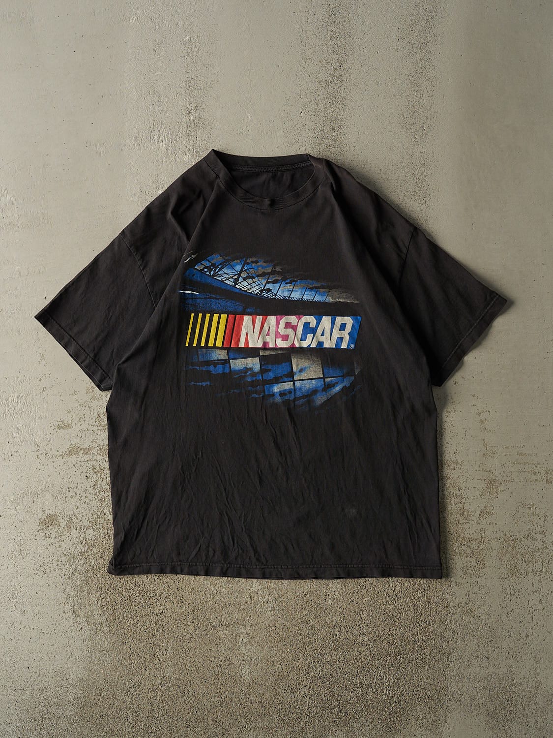 Vintage 90s Black Nascar Racing Tee (XXL/XXXL)