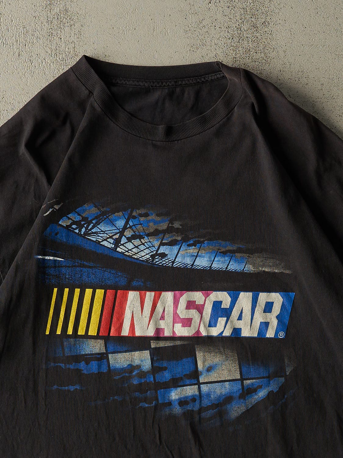 Vintage 90s Black Nascar Racing Tee (XXL/XXXL)