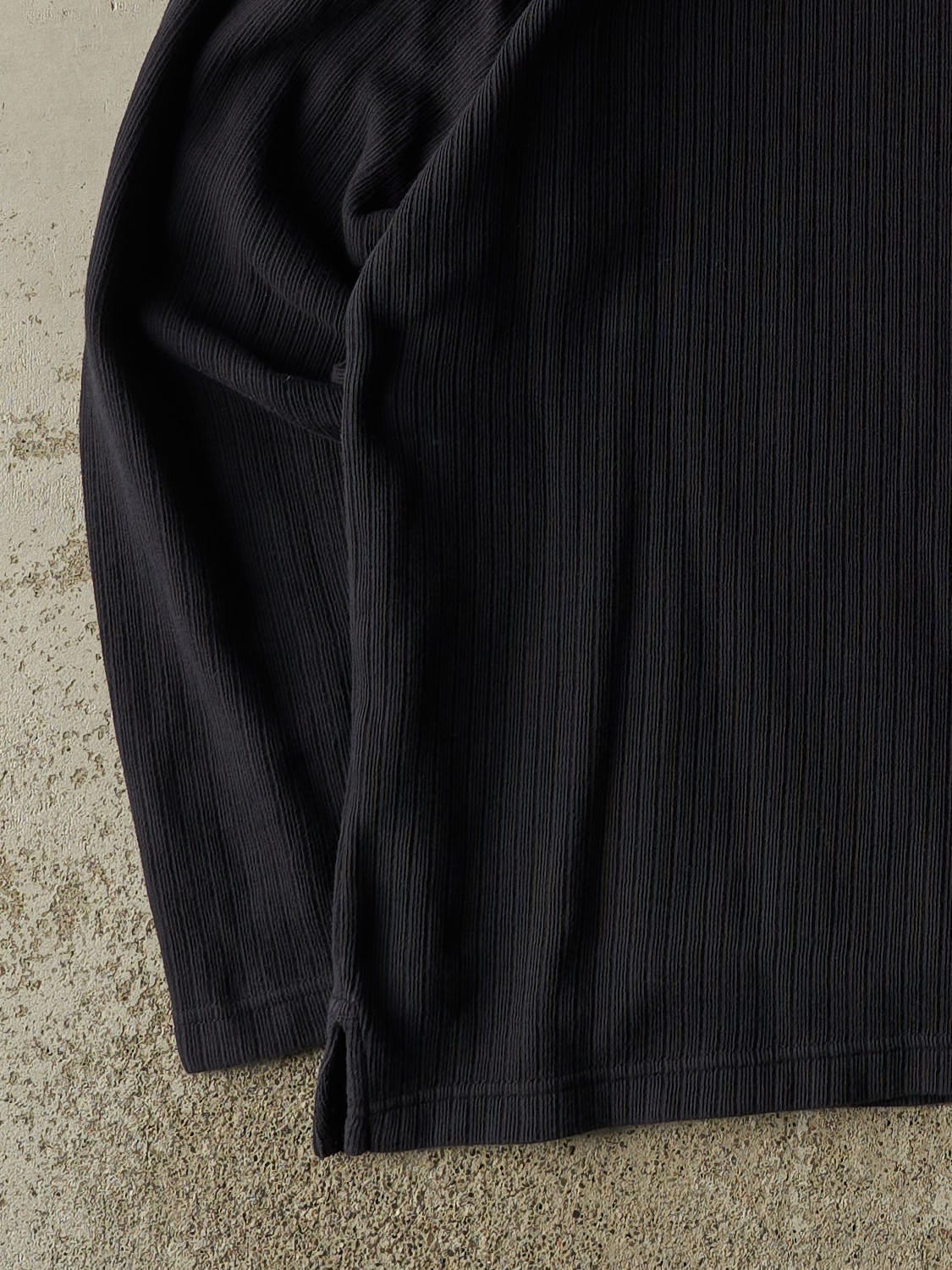Vintage 90s Black Double Neck Long Sleeve (L/XL)