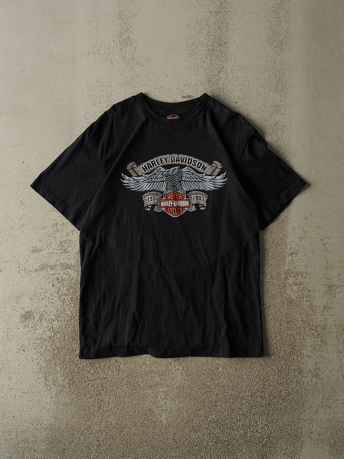 Vintage 07' Black Harley Davidson Singapore Tee (L/XL)