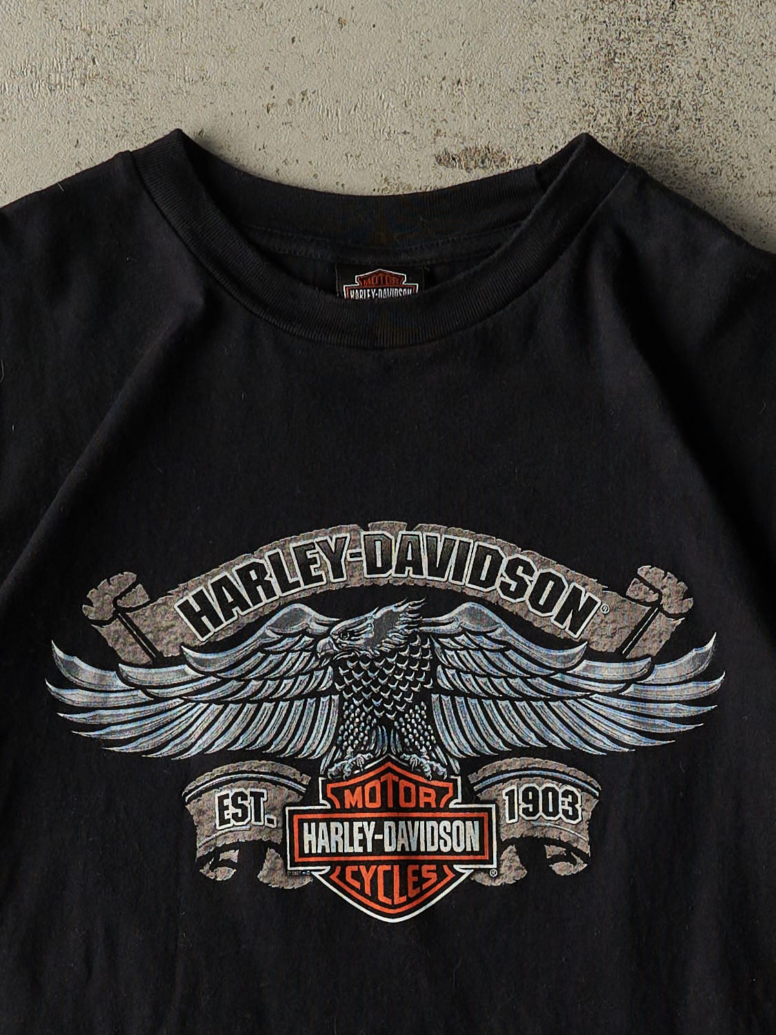 Vintage 07' Black Harley Davidson Singapore Tee (L/XL)