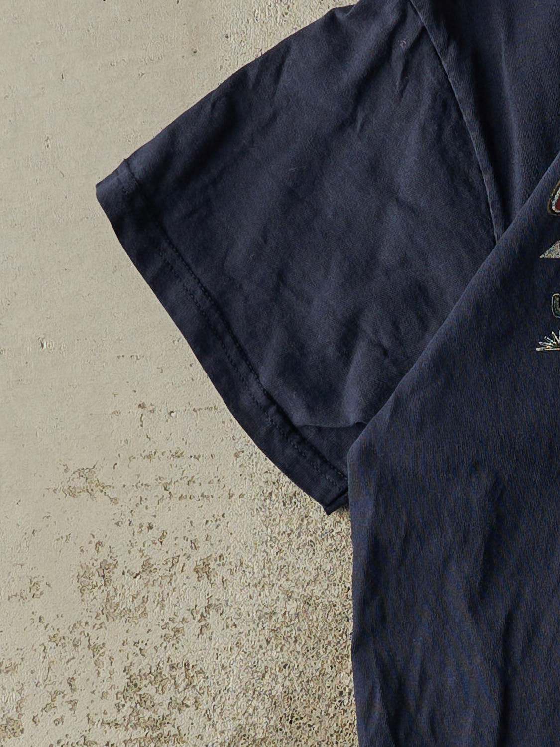 Vintage Y2K Navy Blue Las Vegas Nevada Tee (S/M)