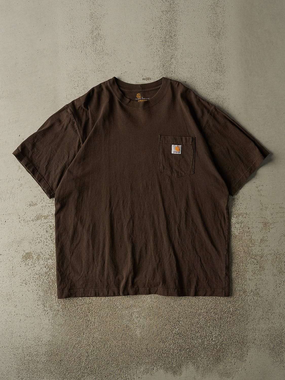 Vintage Y2K Brown Carhartt Pocket Tee (XL/XXL)