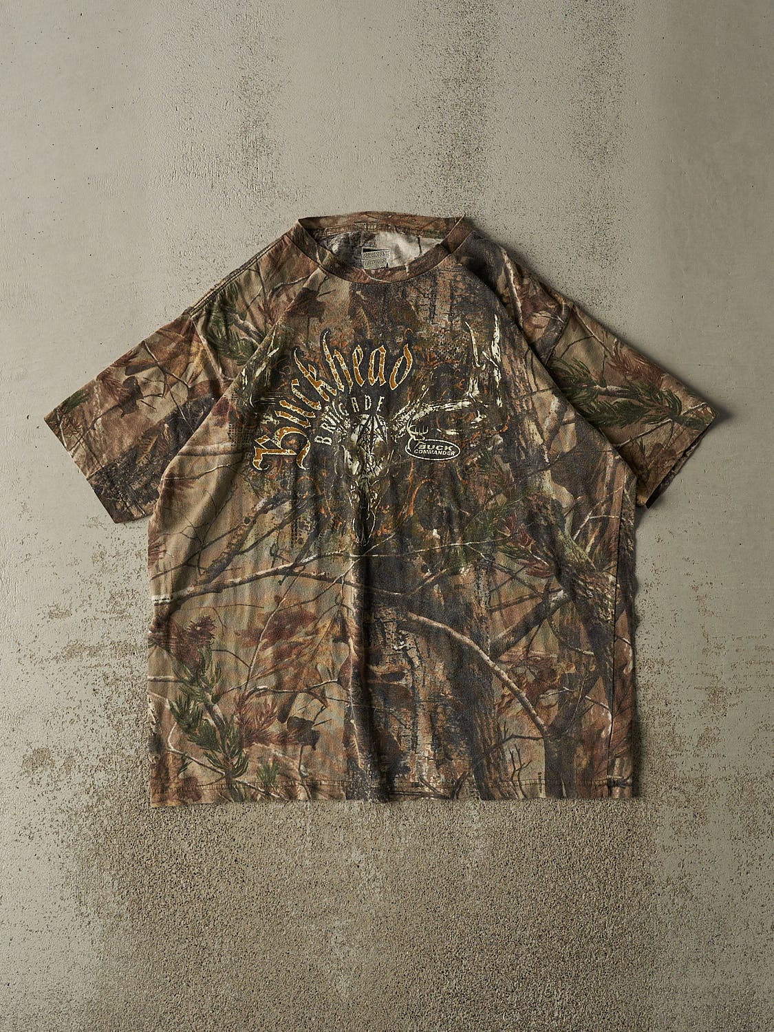 Vintage Y2K Camo Realtree x BHC Tee (XL)