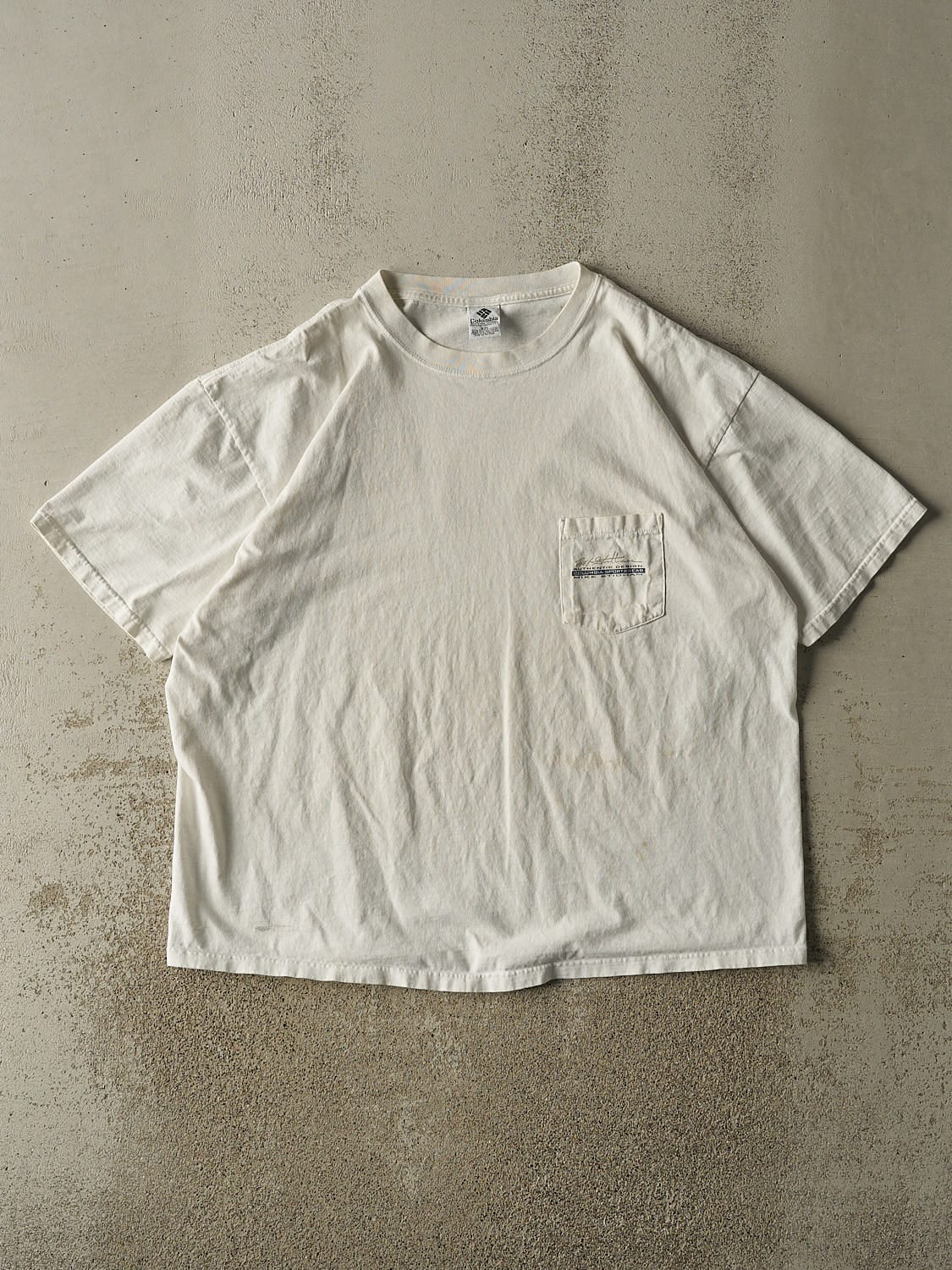 Vintage 90s White Columbia Mike Stidham Fishing Pocket Tee (XL)