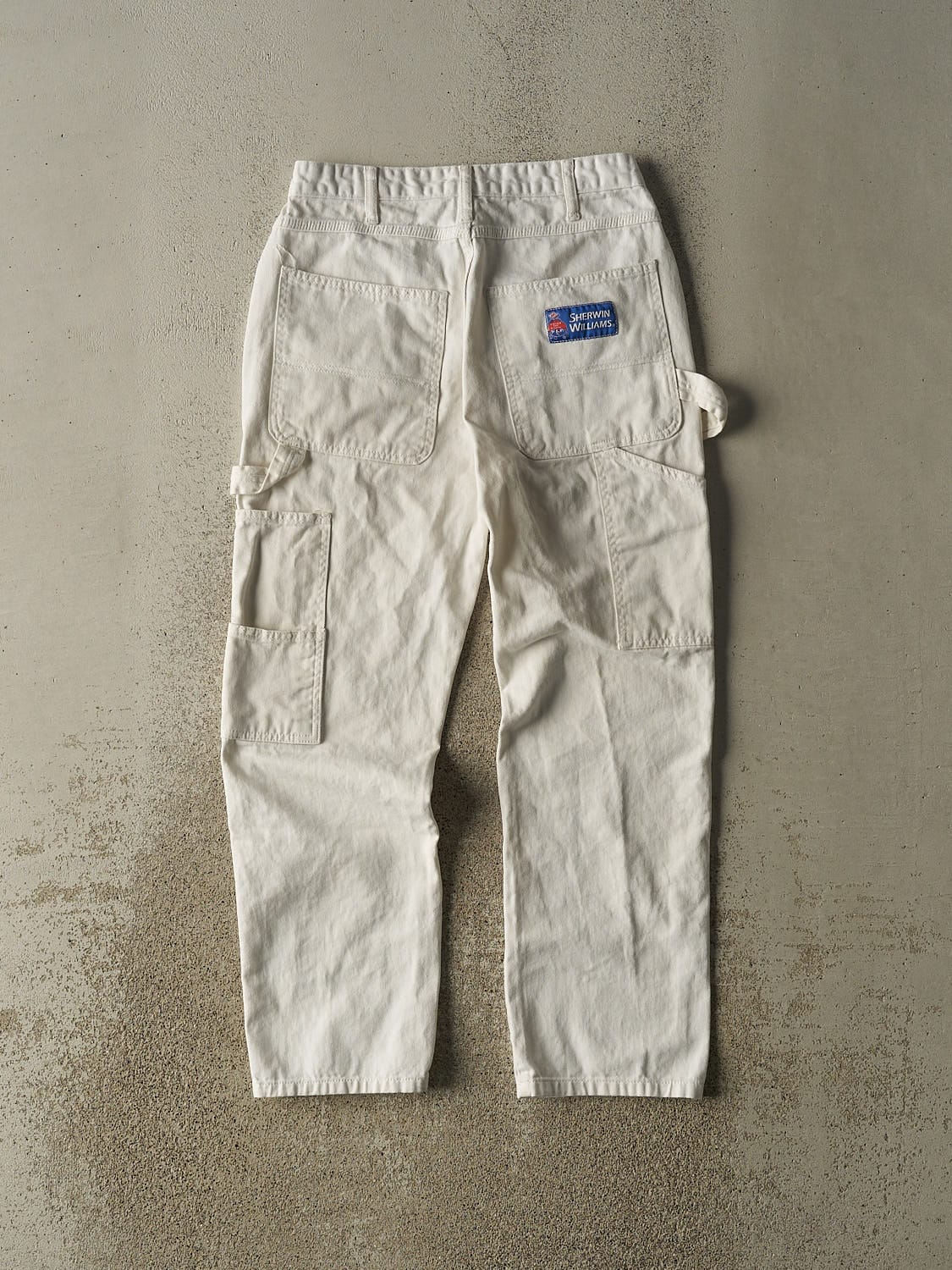 Vintage 90s White Sherwin Williams Carpenter Pants (28x28)