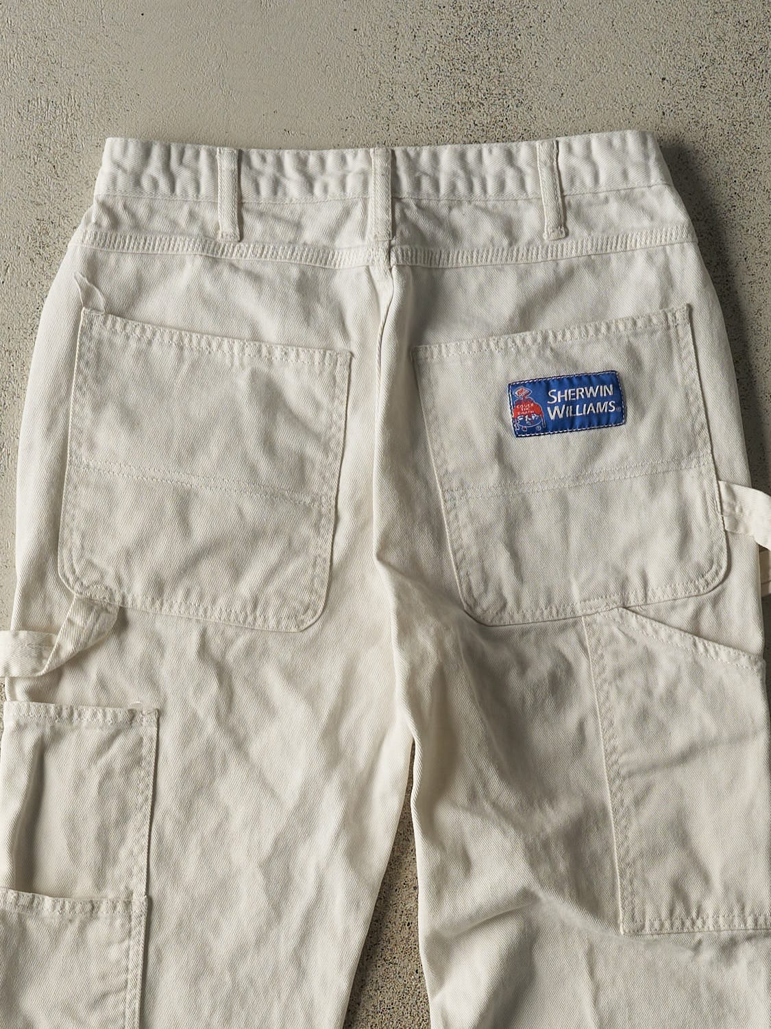 Vintage 90s White Sherwin Williams Carpenter Pants (28x28)