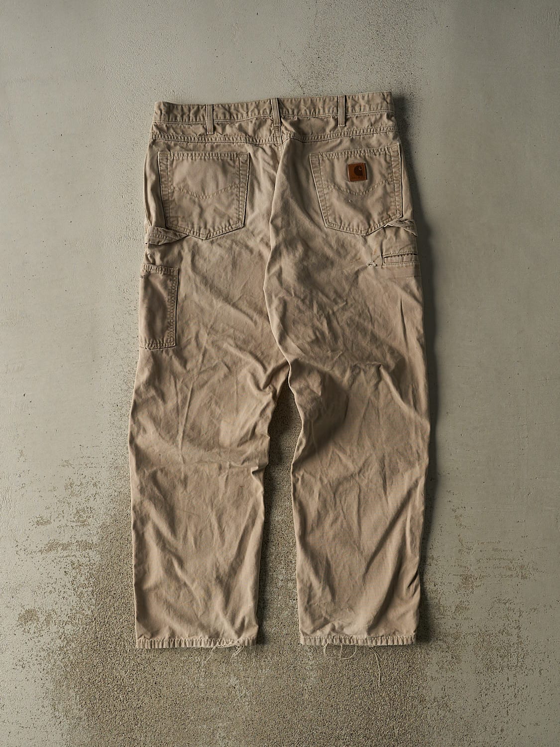 Vintage 90s Beige Carhartt Carpenter Pants (36x31.5)