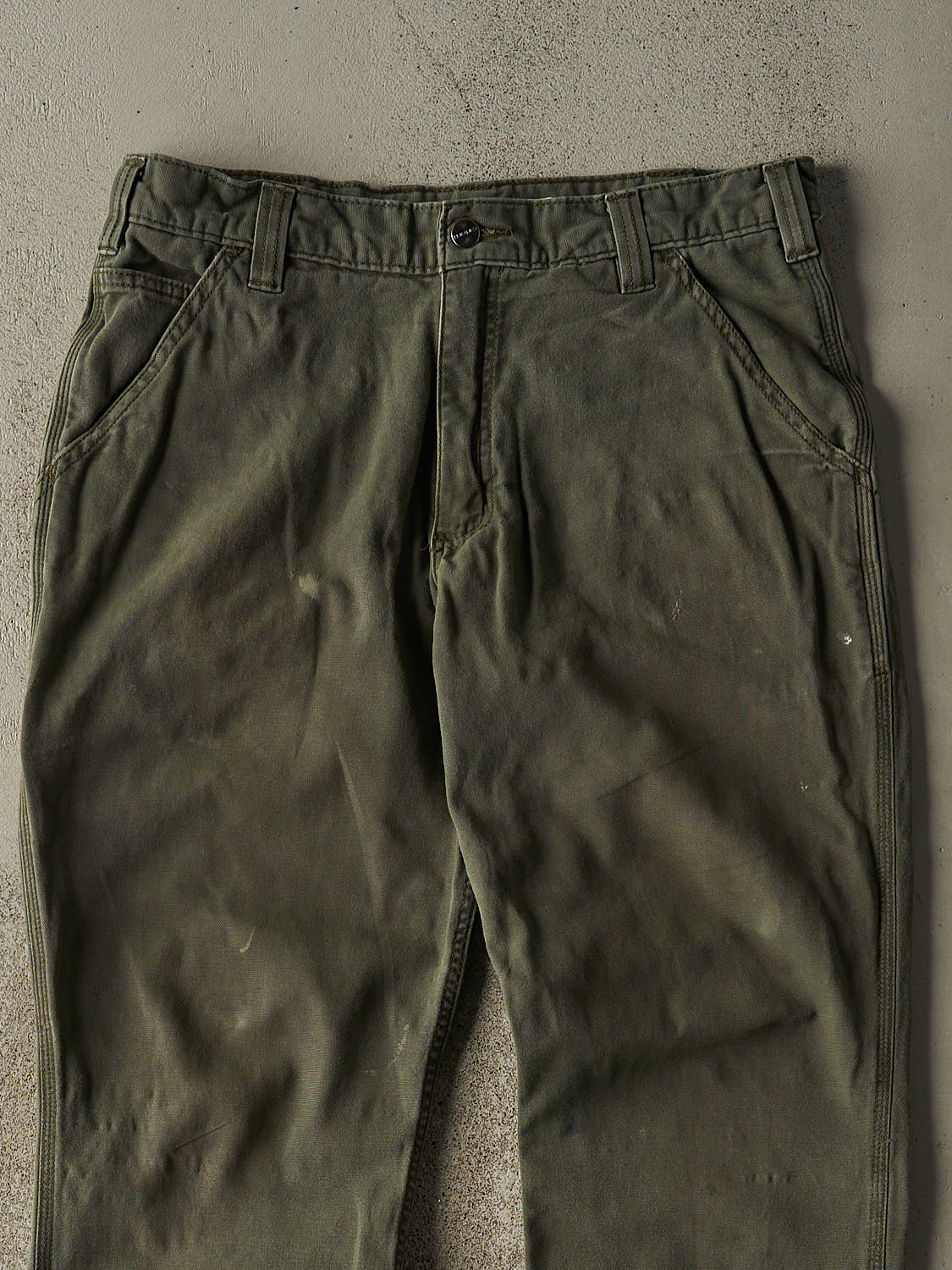 Vintage Y2K Green Carhartt Work Pants (32x31)