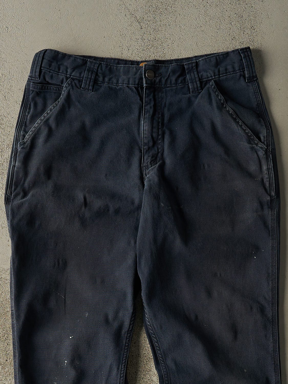 Vintage Y2K Navy Blue Carhartt Work Pants (32x32)