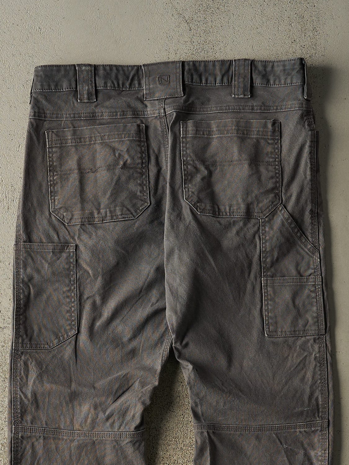 Vintage Y2K Grey Utility Work Pants (34x33.5)