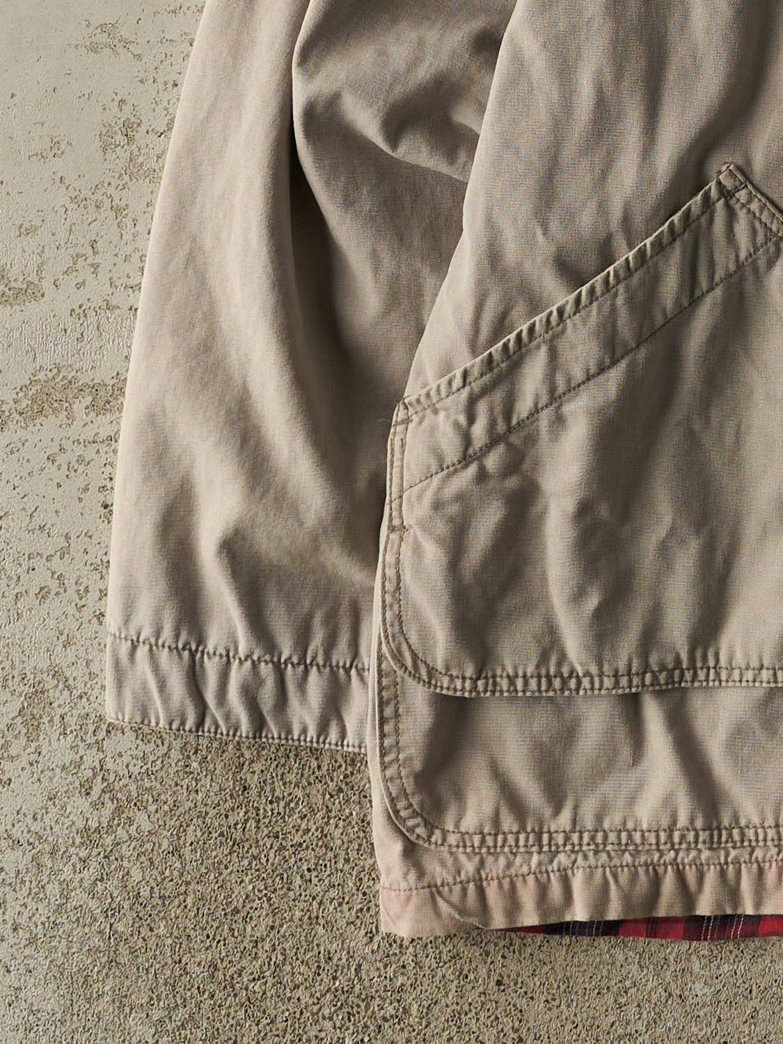 Vintage 80s Beige Misty Mountain Chore Jacket (L/XL)