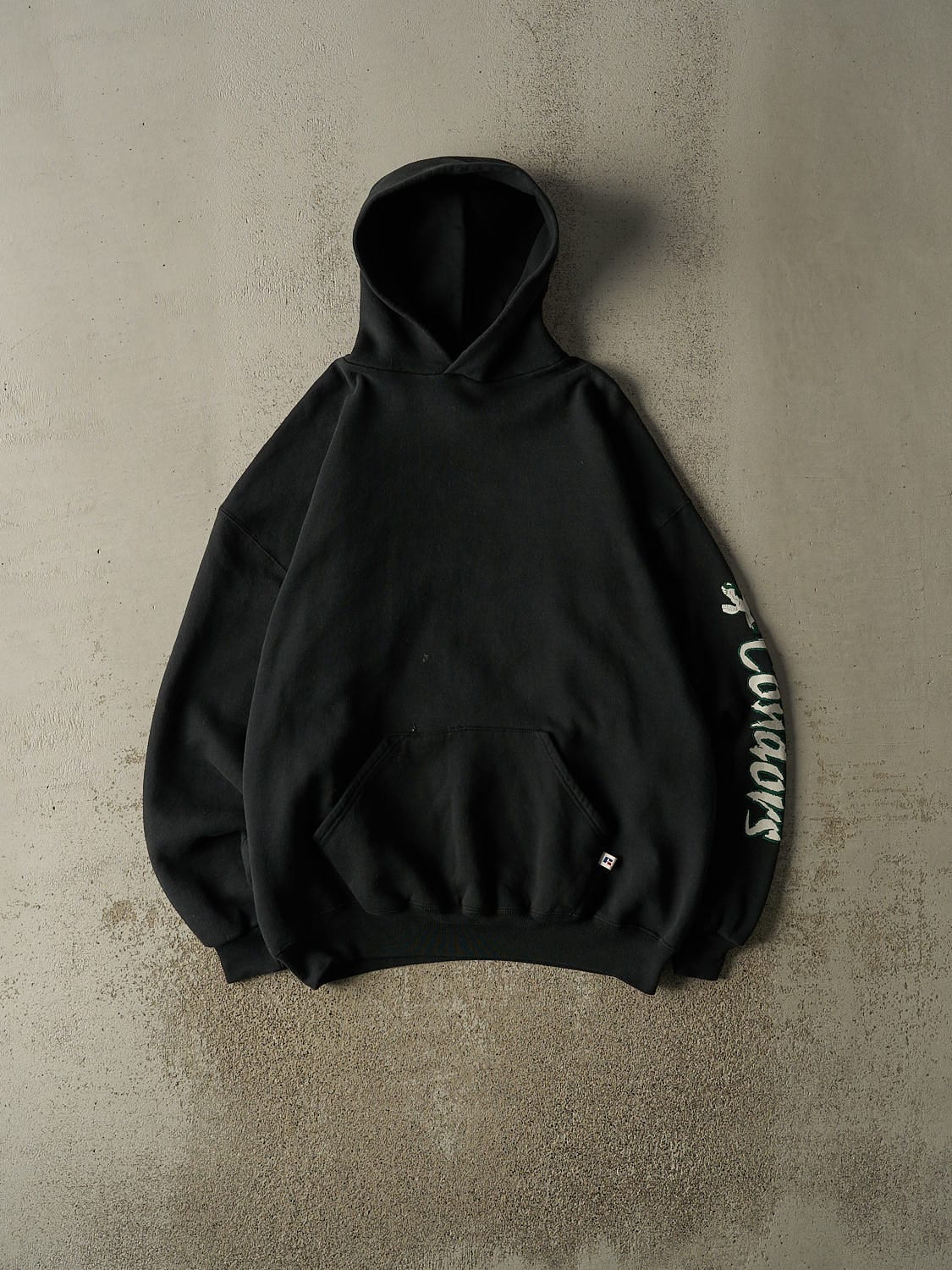 Vintage 90s Black Russell Athletic Condors Hoodie (XL/XXL)