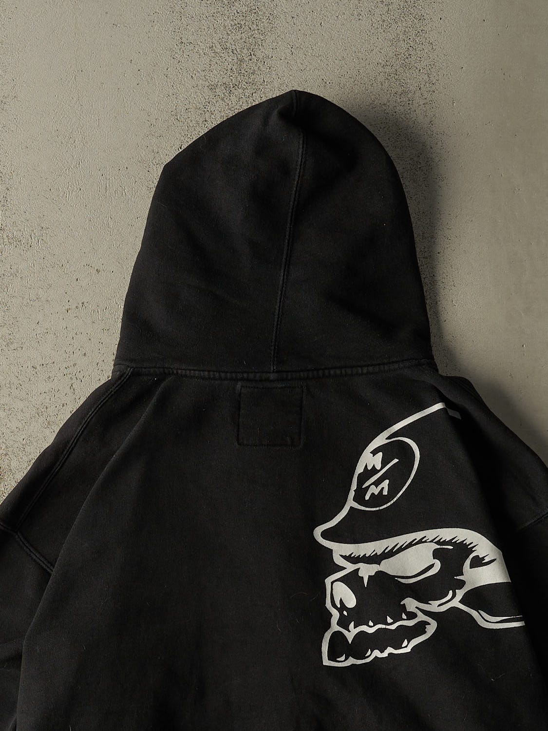 Vintage Y2K Black Metal Mulisha Hoodie (L/XL)