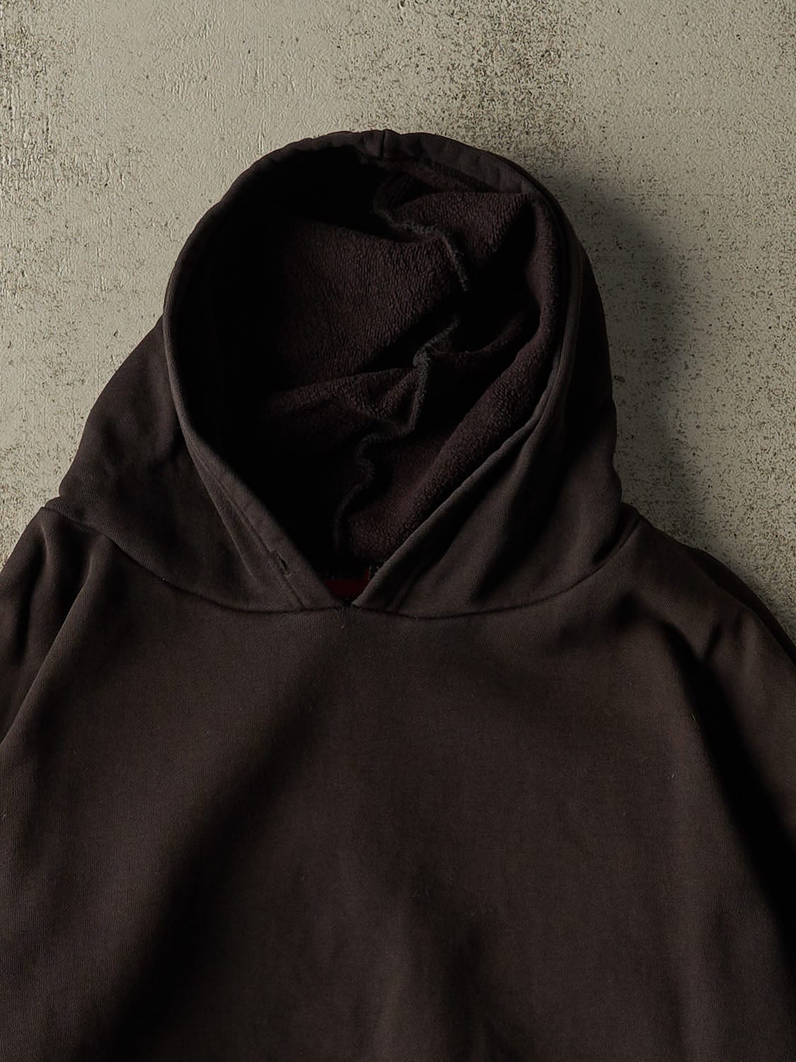 Vintage Y2K Faded Black Fire Resistant Hoodie (M)