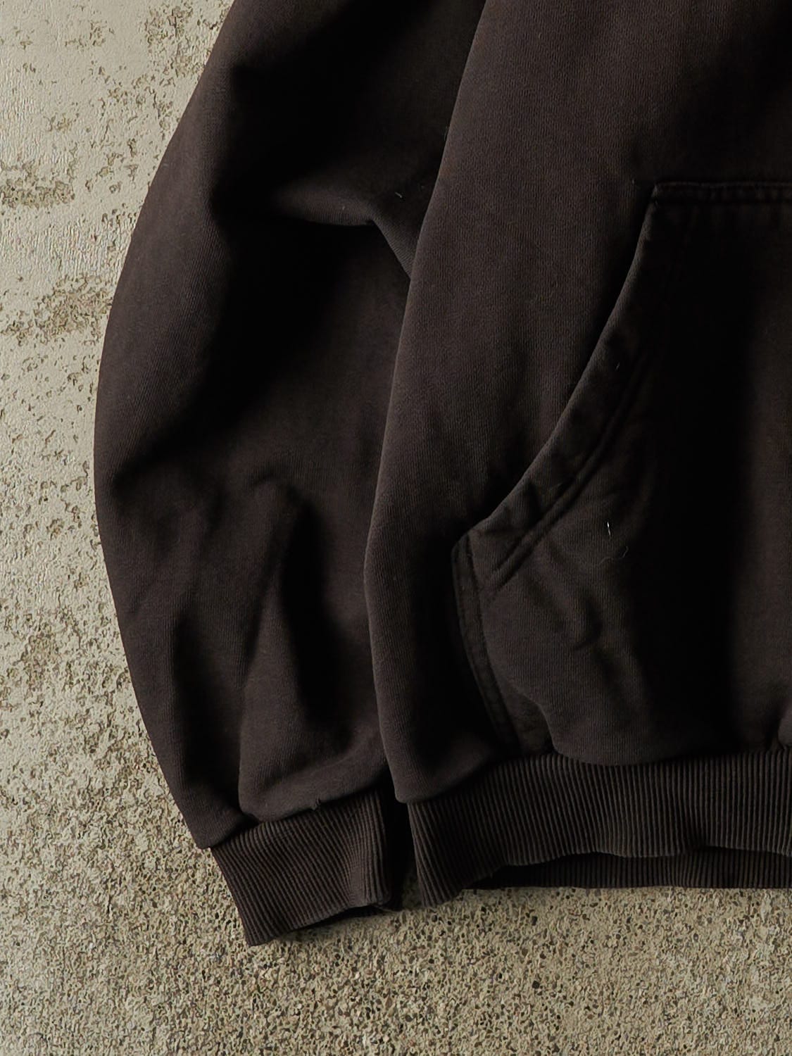 Vintage Y2K Faded Black Fire Resistant Hoodie (M)
