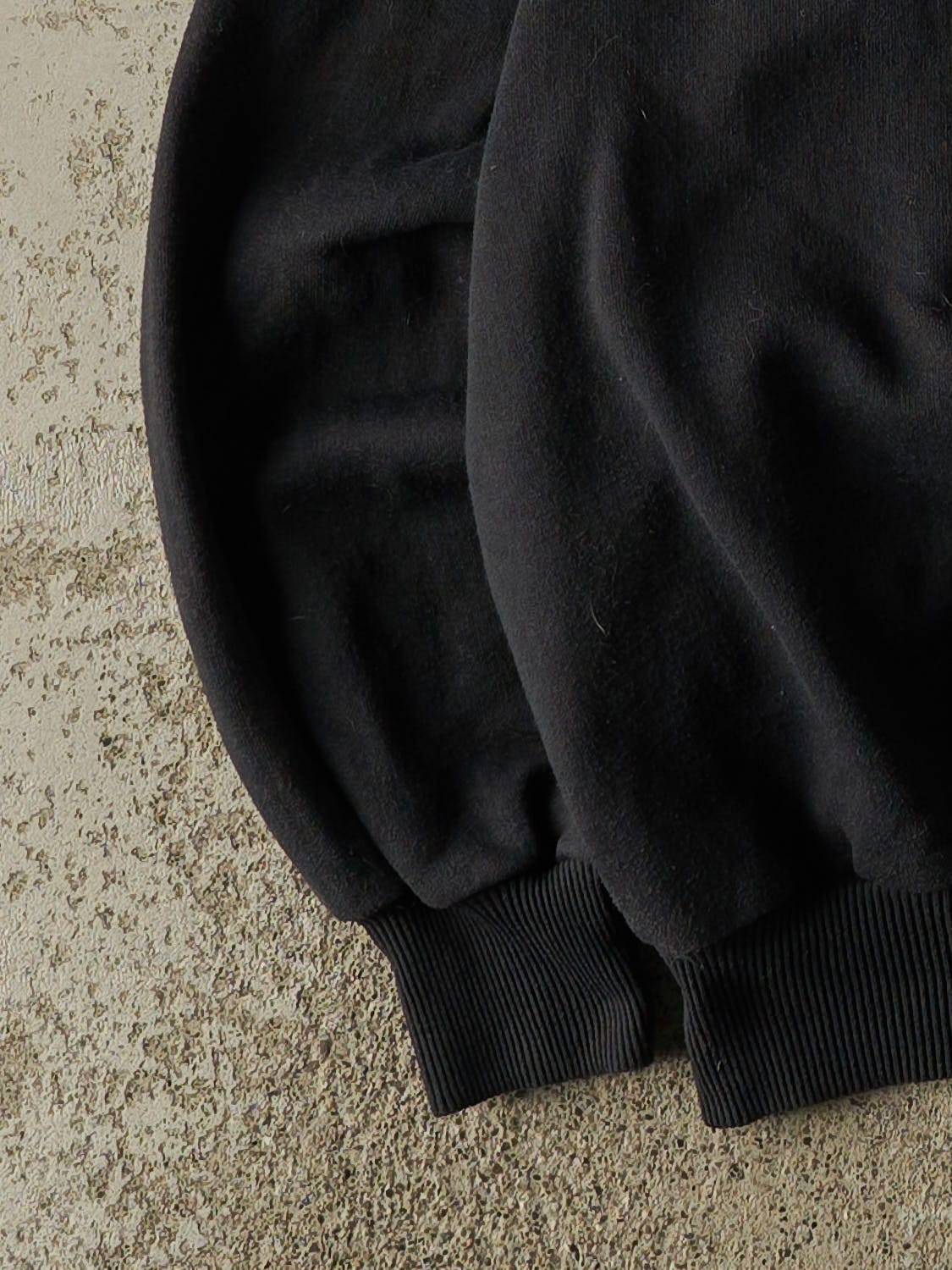Vintage 90s Black Blank Crewneck (S/M)