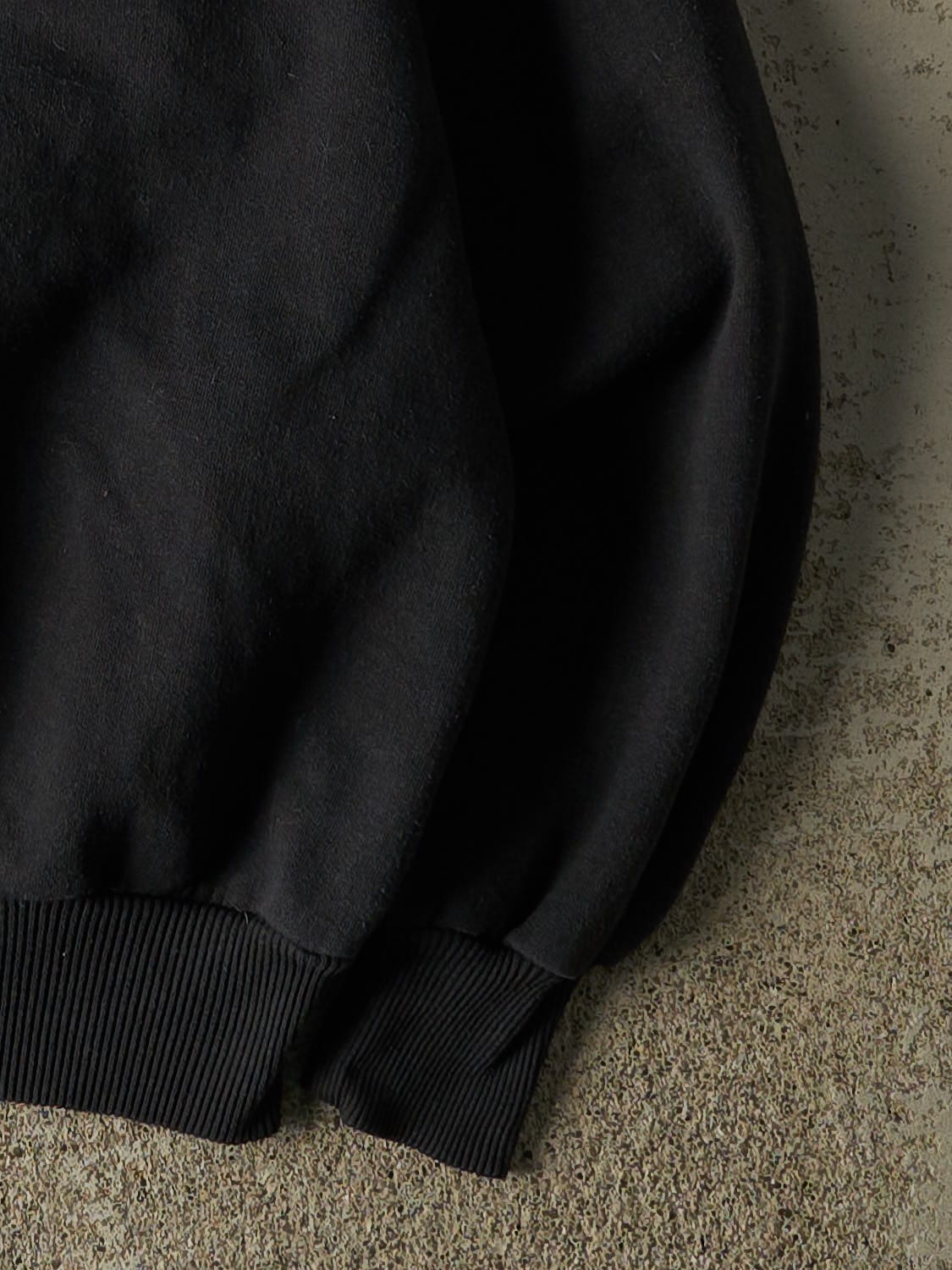 Vintage 90s Black Blank Crewneck (S/M)
