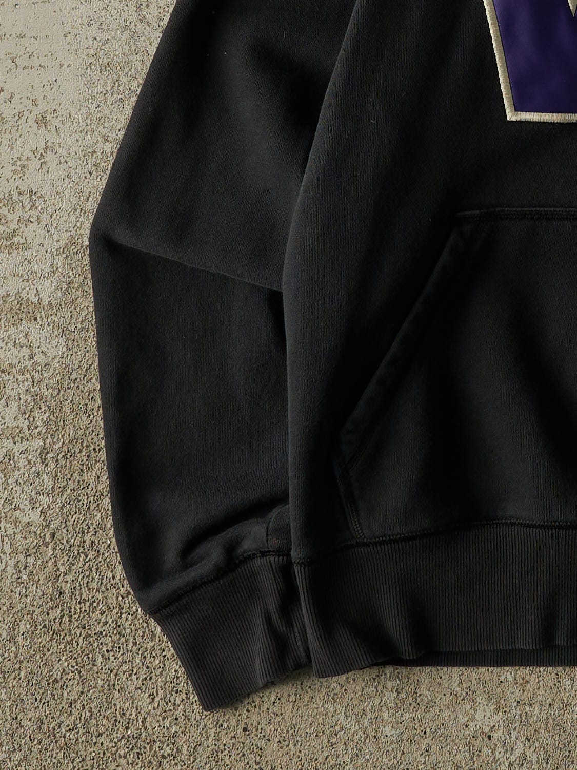 Vintage Y2K Black Nike Middle Swoosh University of Washington Hoodie (S/M)