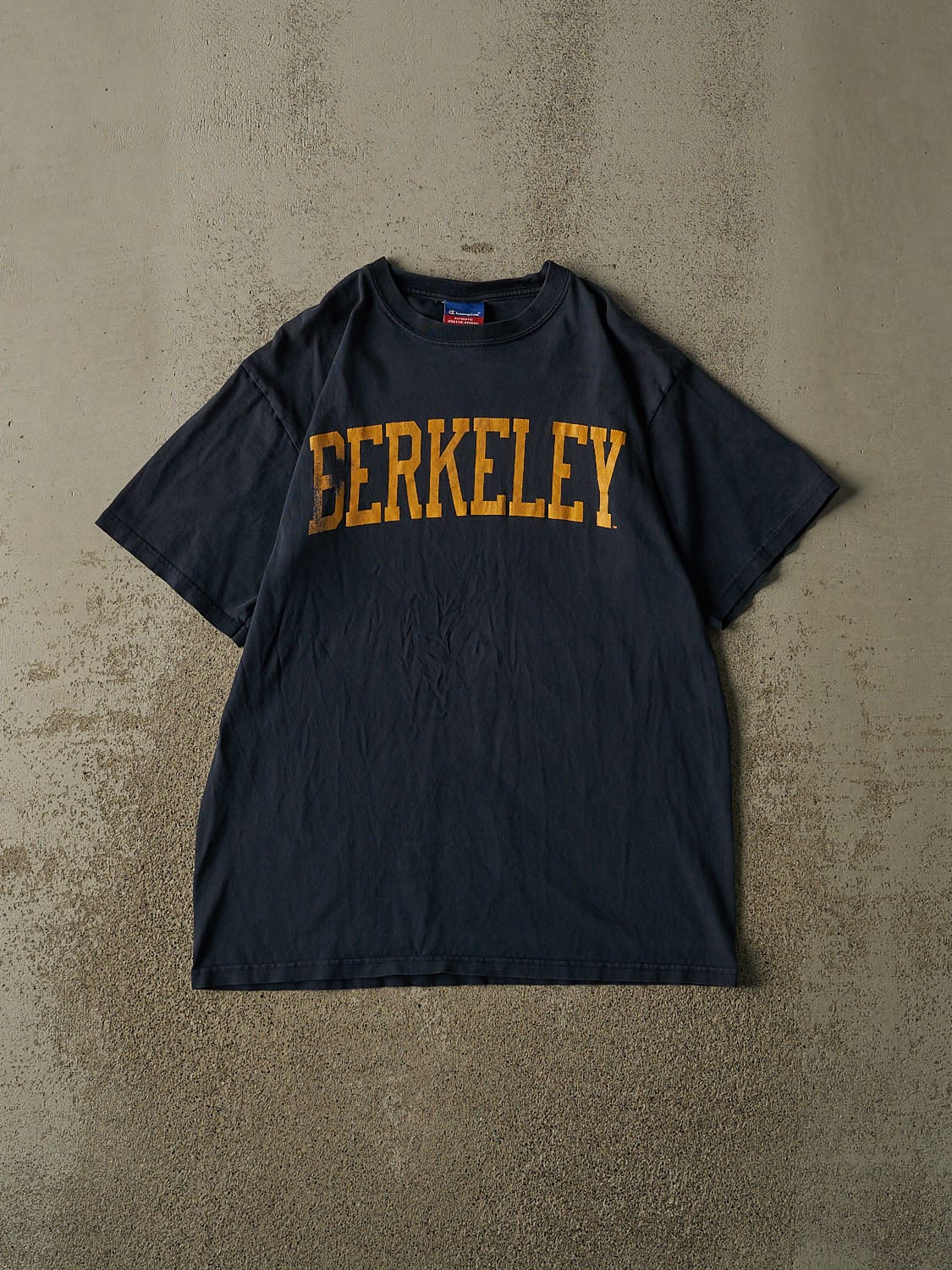Vintage 90s Navy Blue Berkeley California Champion Tee (M/L)