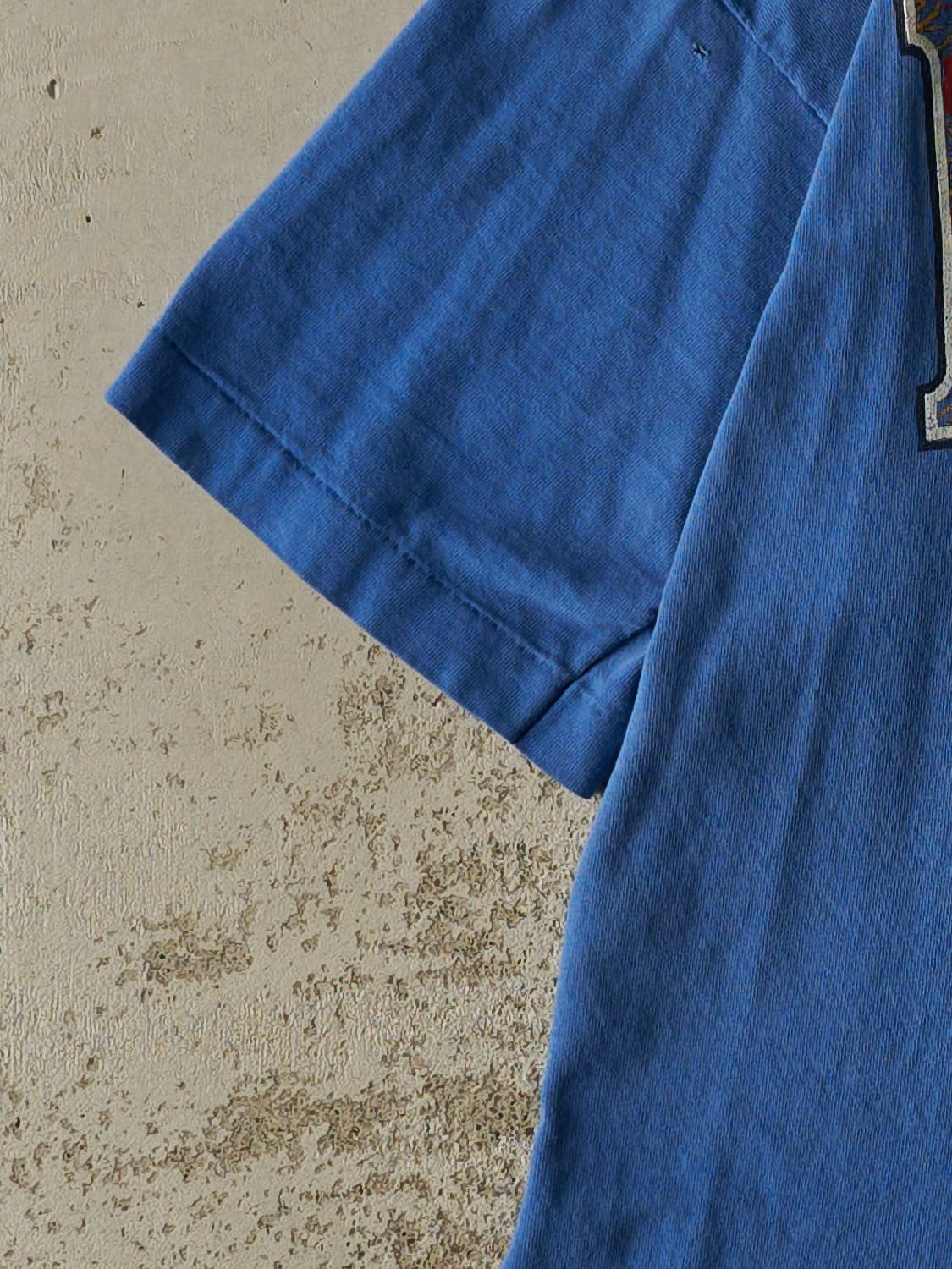 Vintage 90s Blue San Francisco Fractal Art Single Stitch Tee (XL/XXL)