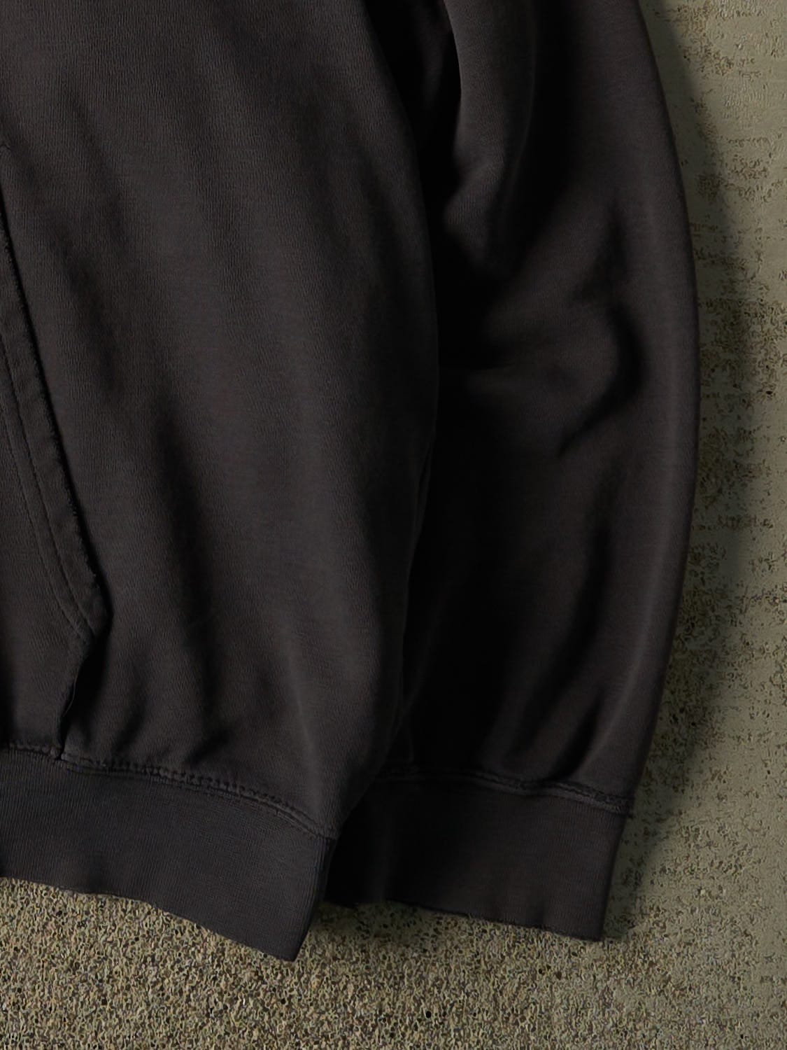 Vintage 90s Faded Black Oakland Raiders Hoodie (L/XL)