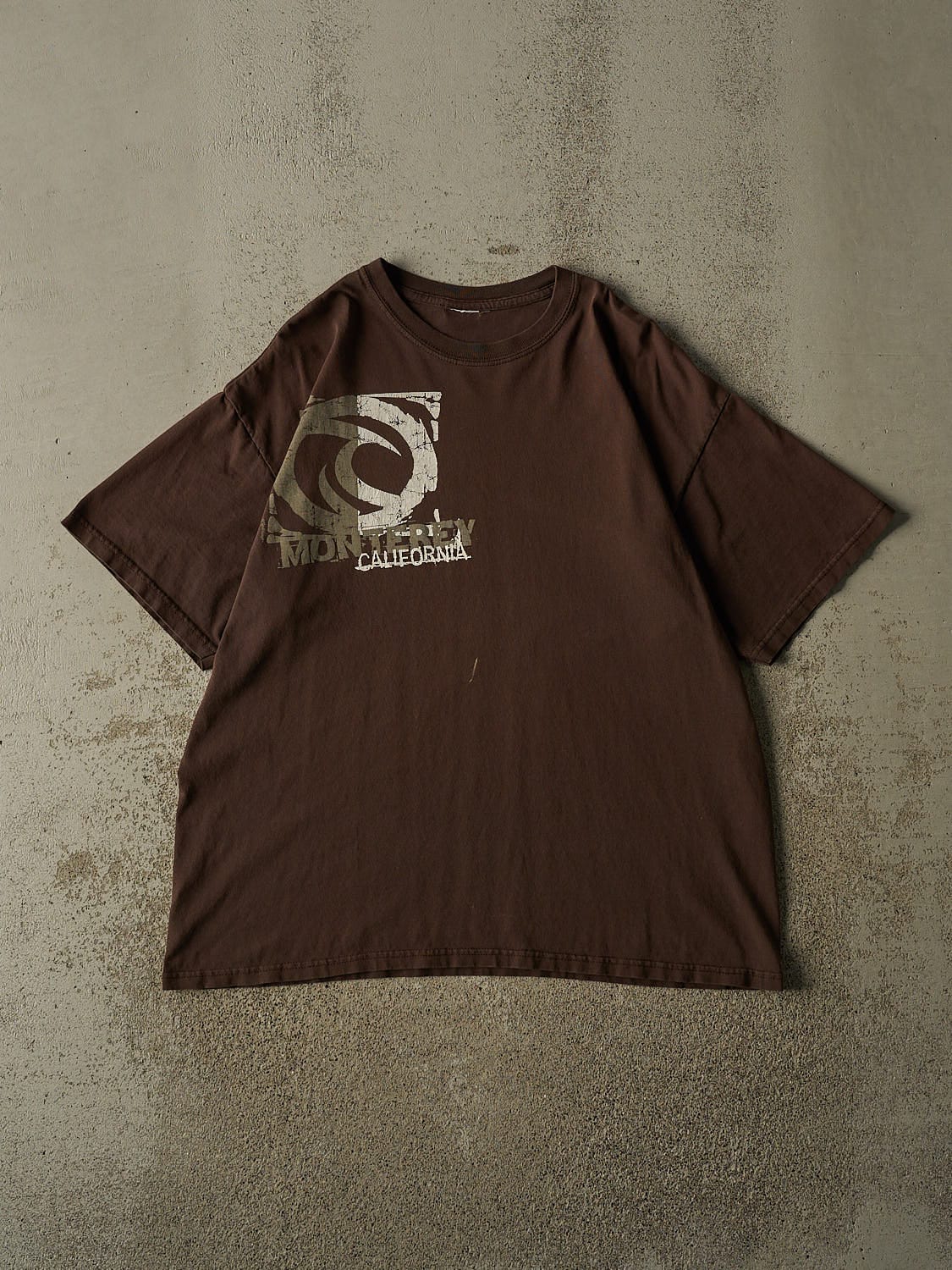 Vintage 90s Brown Monterey California Surf Tee (L/XL)