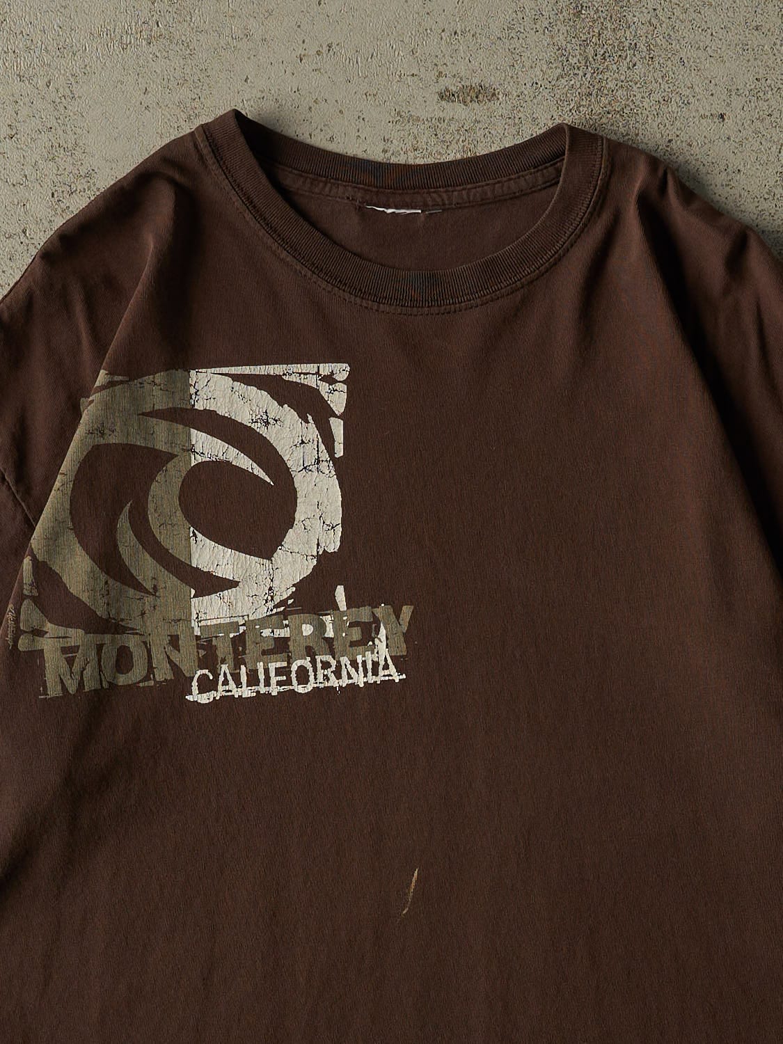 Vintage 90s Brown Monterey California Surf Tee (L/XL)
