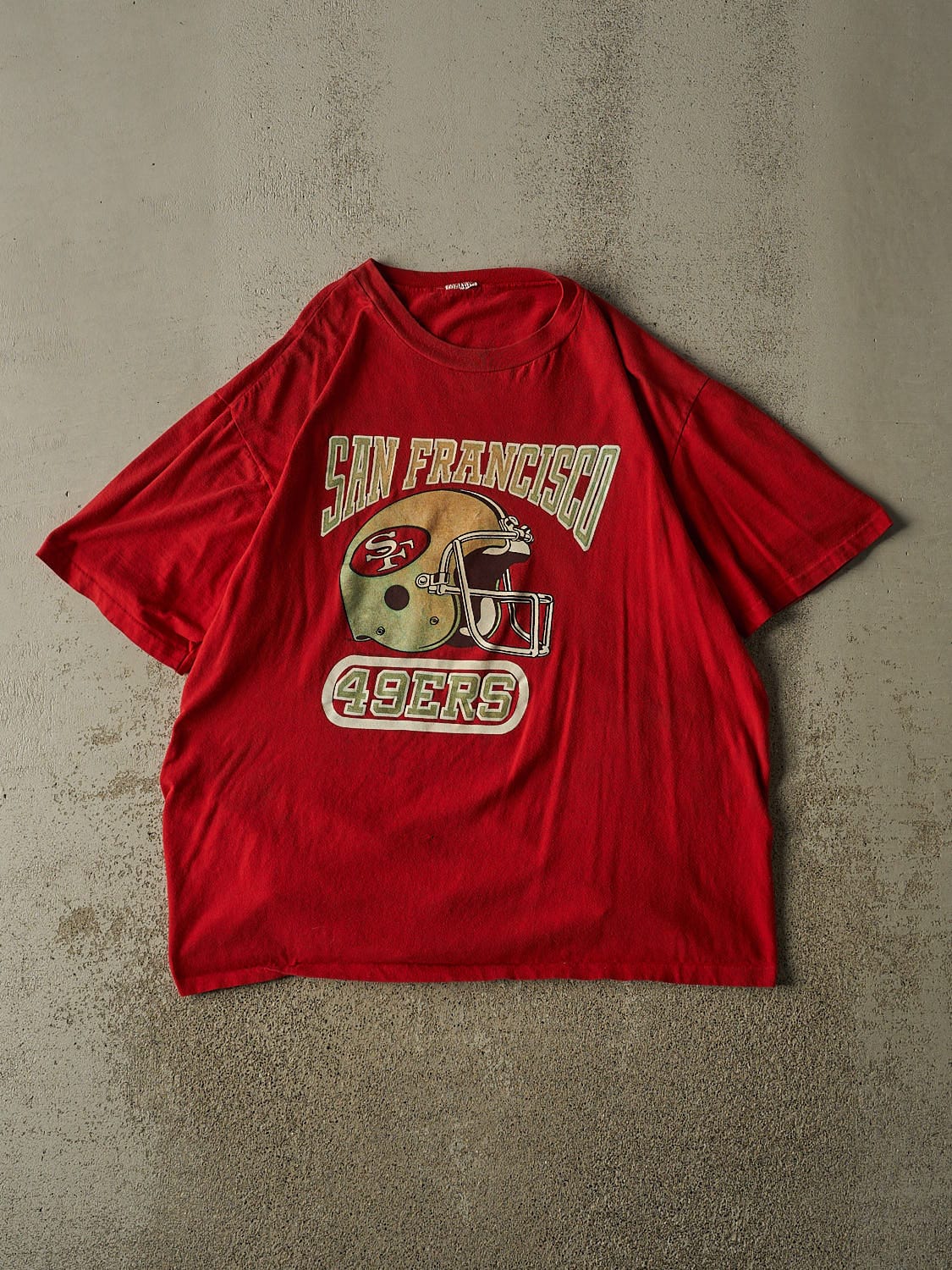 Vintage 80s Red San Francisco 49ers Single Stitch Tee (L)