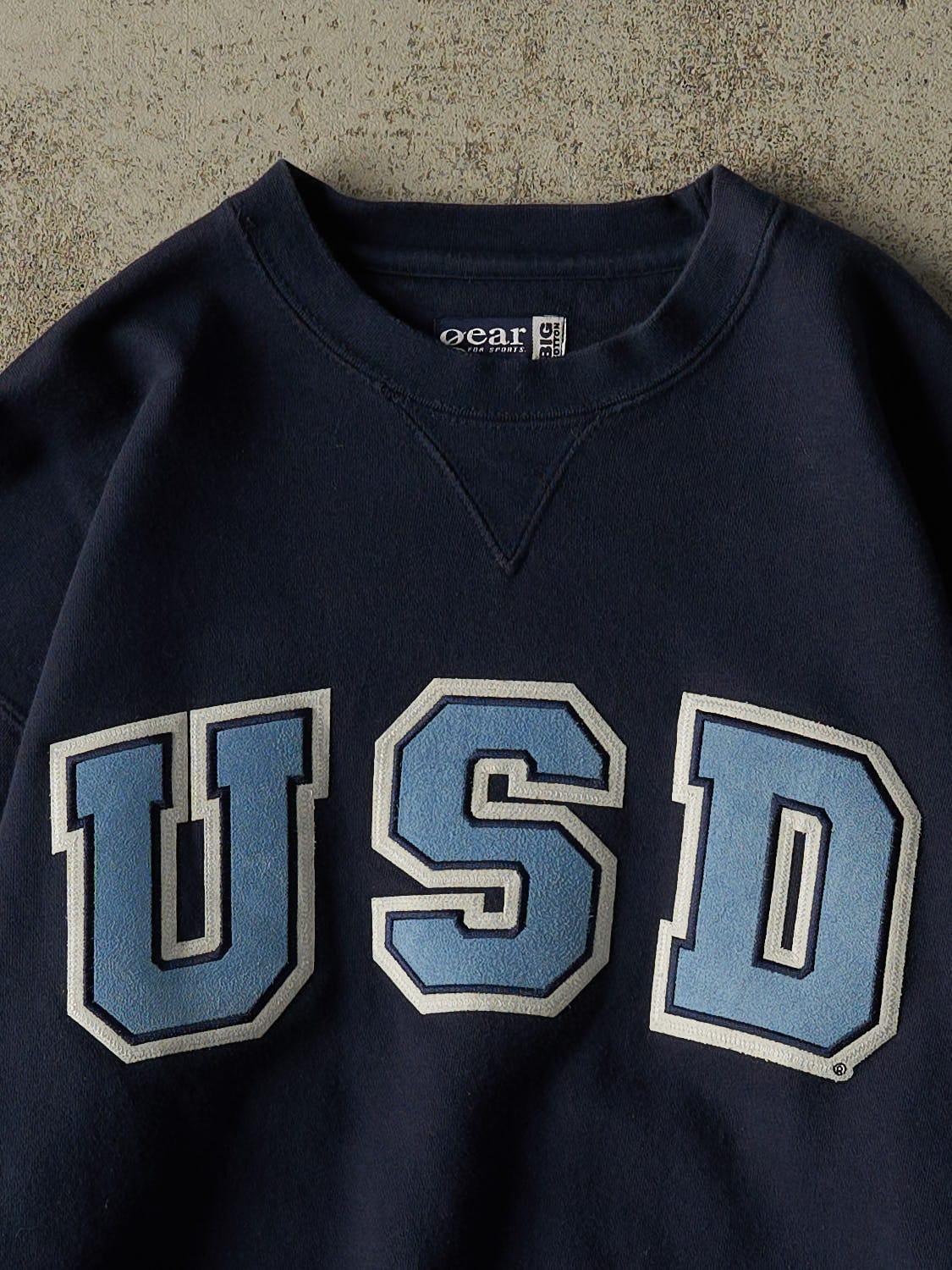 Vintage 90s Navy Blue University of San Diego Crewneck (S)