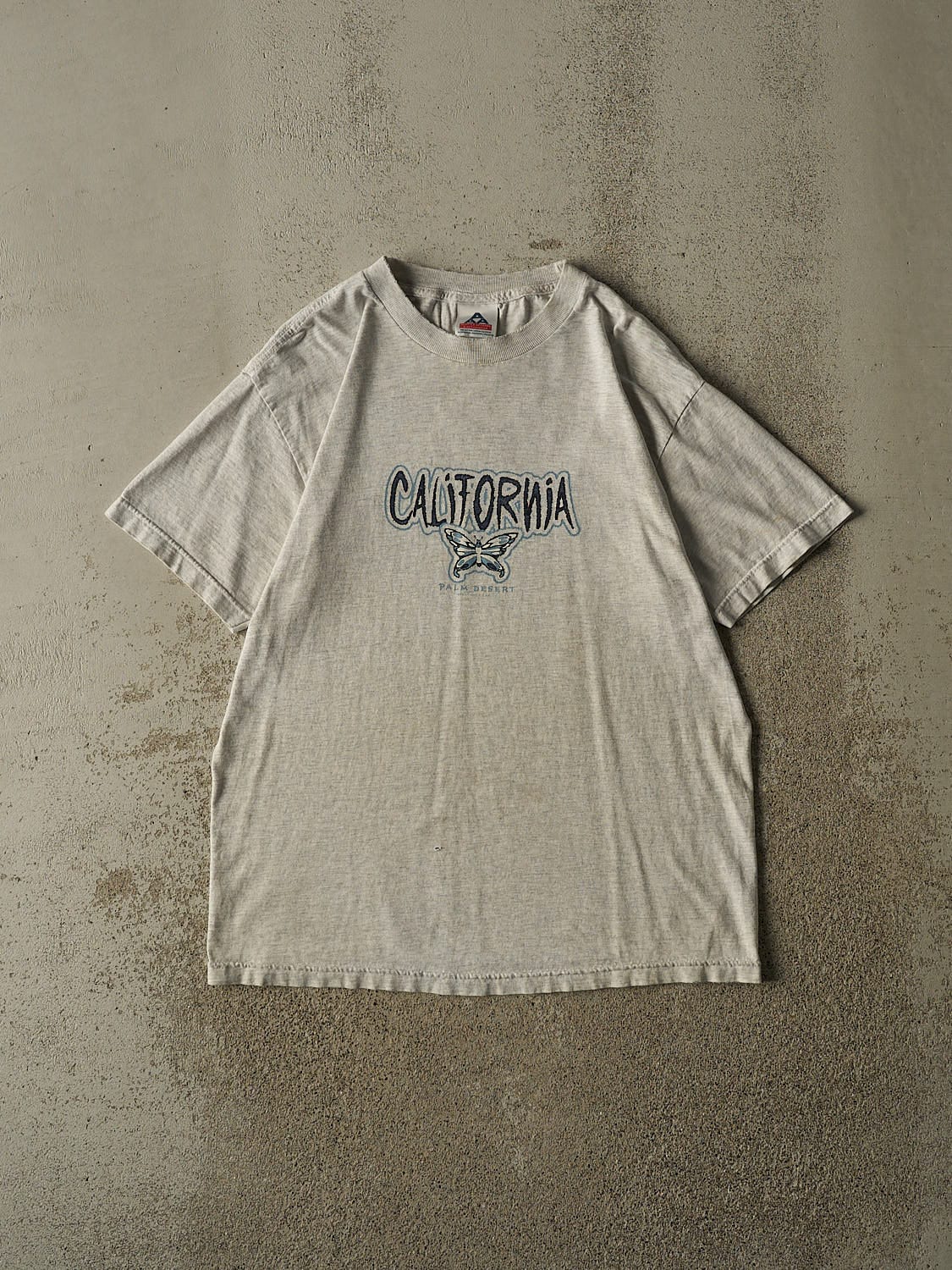 Vintage 90s Heather Grey California Palm Desert Tee (M/L)