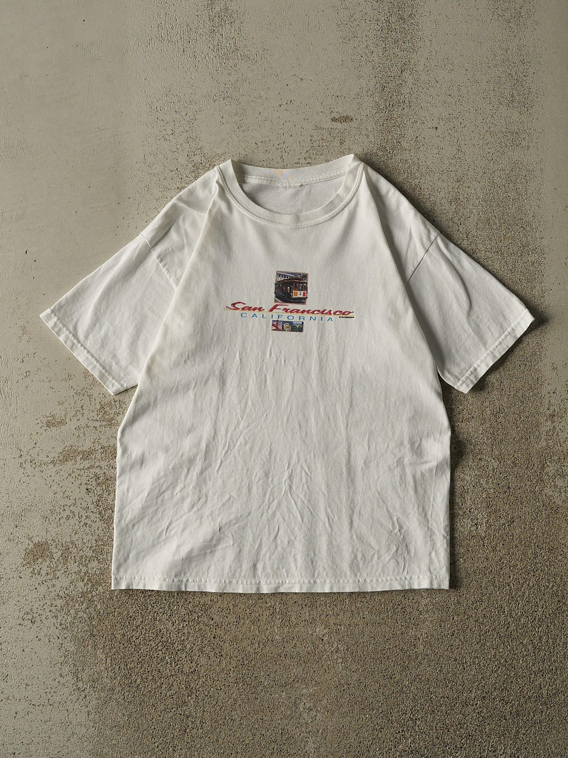 Vintage 90s White San Francisco California Tee (S/M)