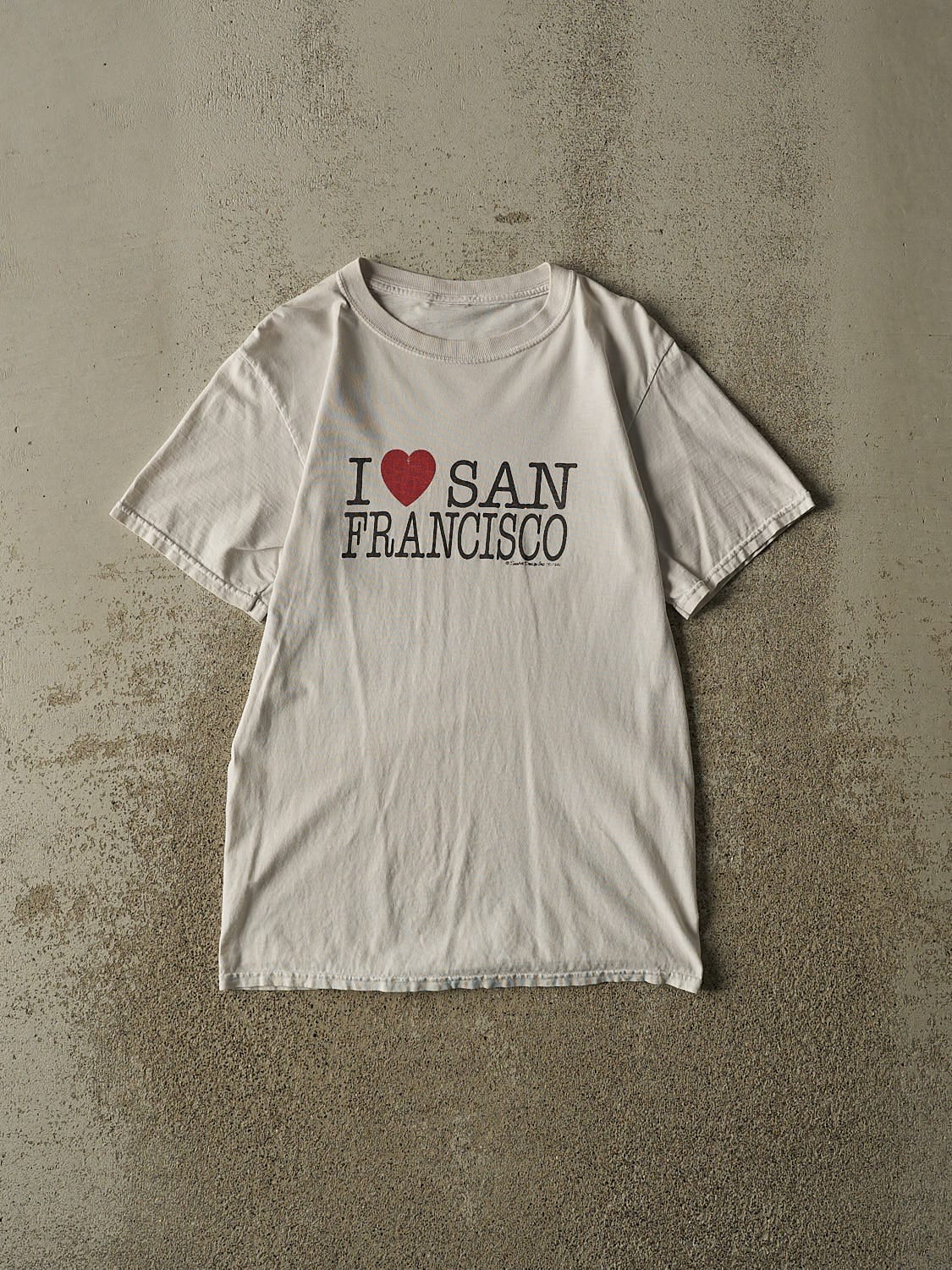 Vintage 90s White "I Love San Francisco" Tee (XS/S)