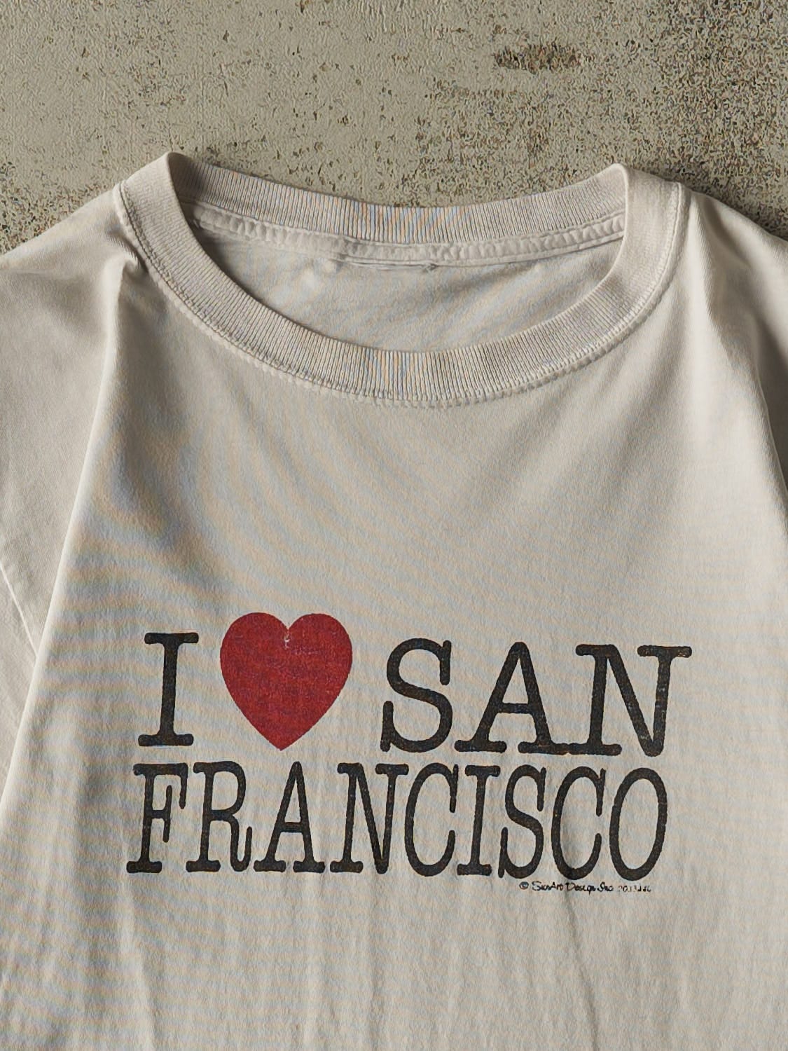 Vintage 90s White "I Love San Francisco" Tee (XS/S)