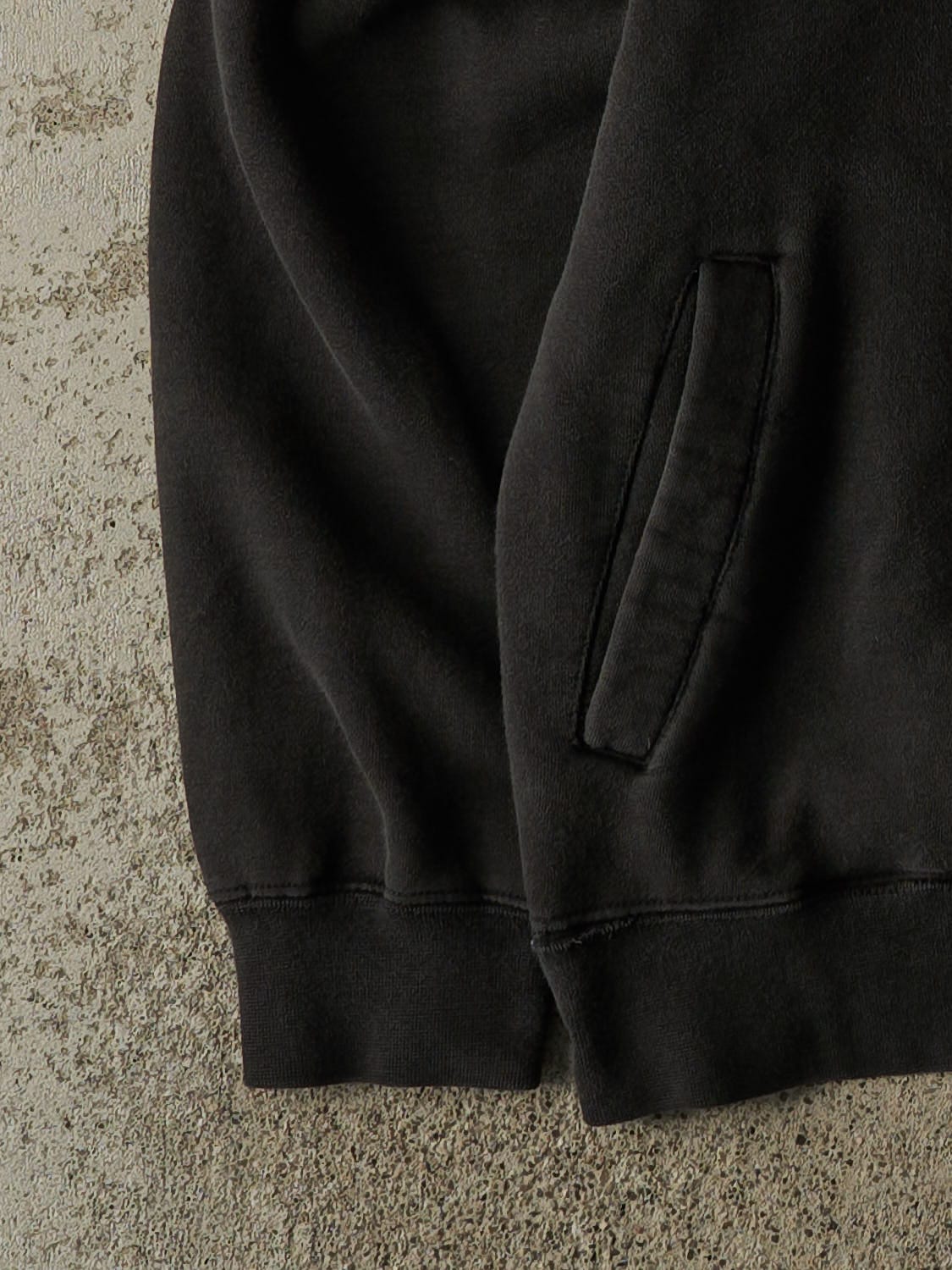Vintage Y2K Faded Black Westmont Zip Up Sweater (M/L)
