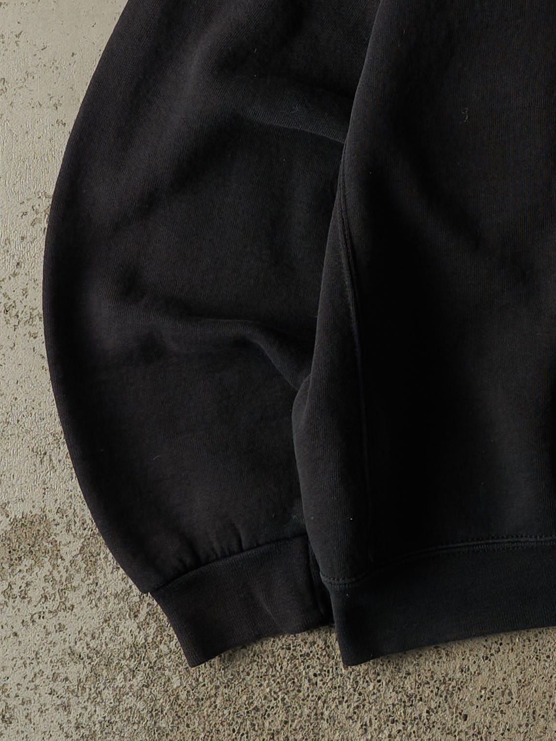 Vintage Y2K Faded Black Russell Athletic Blank Crewneck (XL)