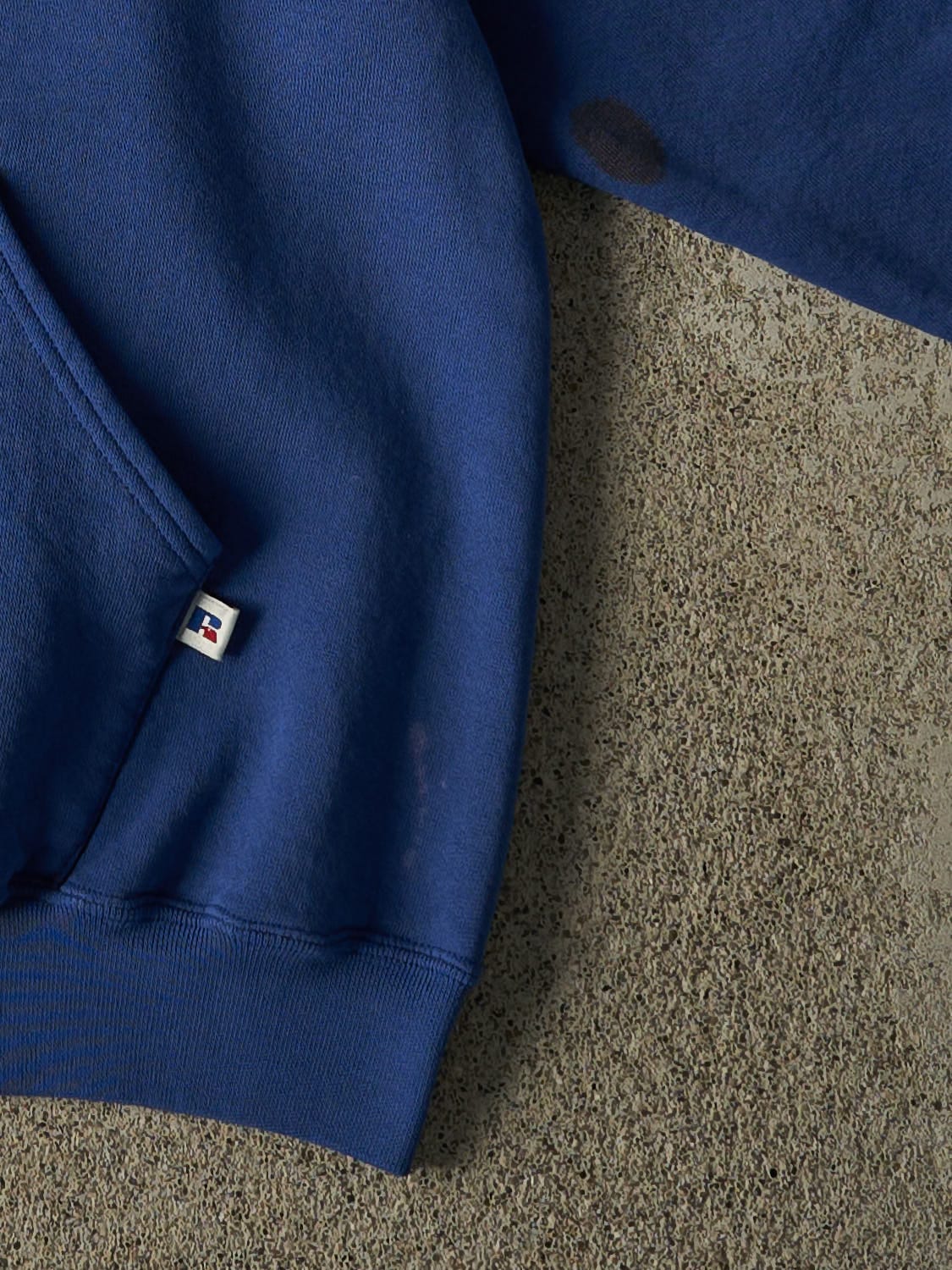 Vintage 90s Blue Russell Athletic Rebels Athletics Hoodie (M/L)