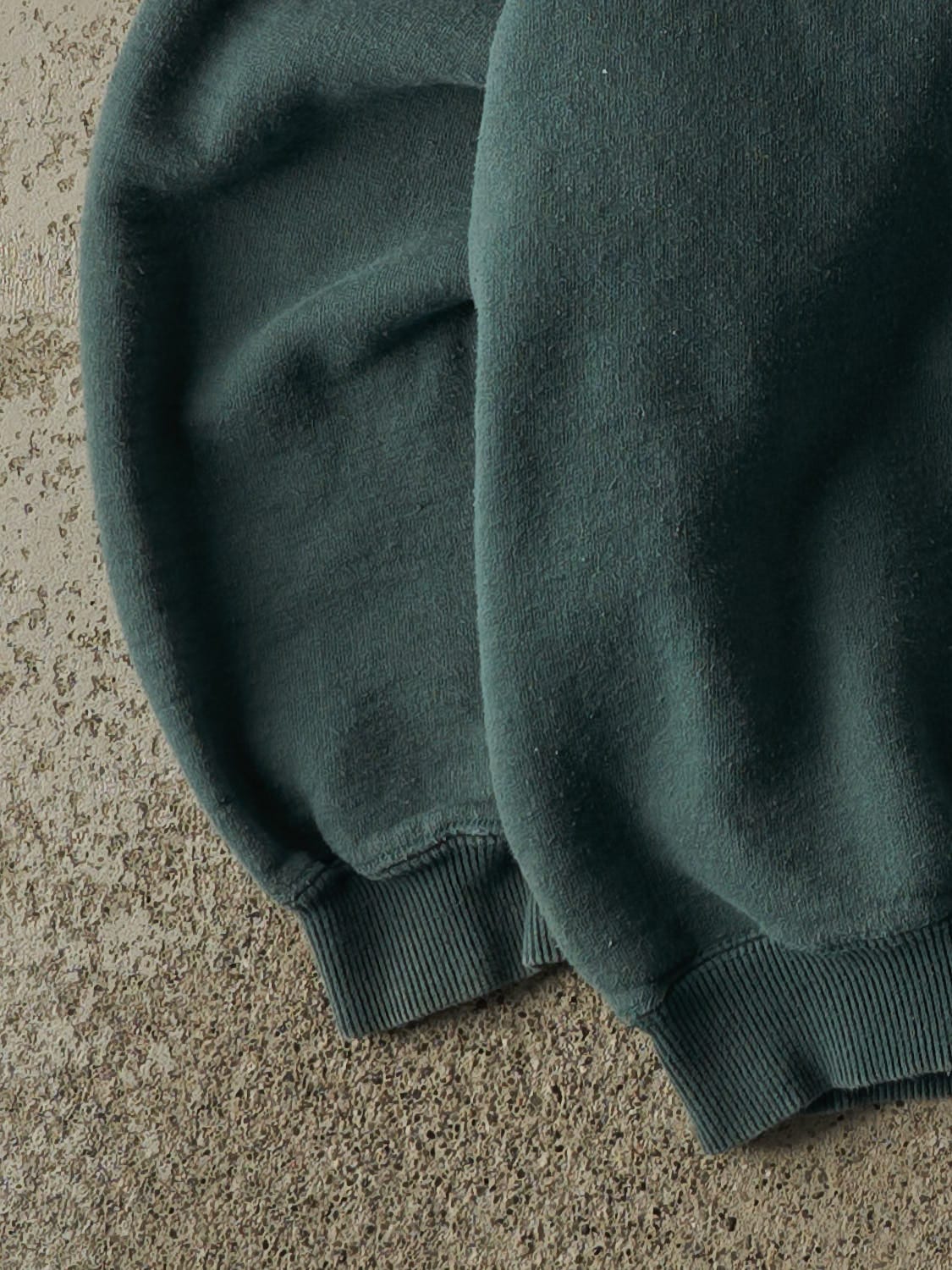 Vintage Y2K Green Blank Crewneck (S/M)