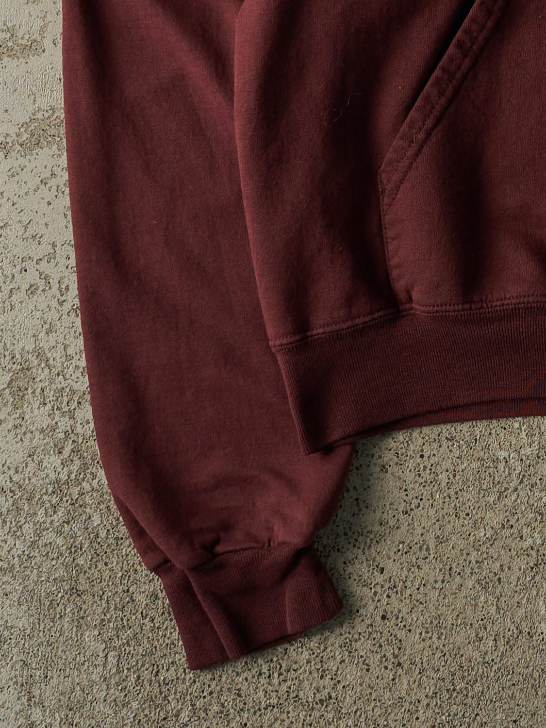 Vintage 90s Burgundy Boston College Champion Hoodie (XS/S)