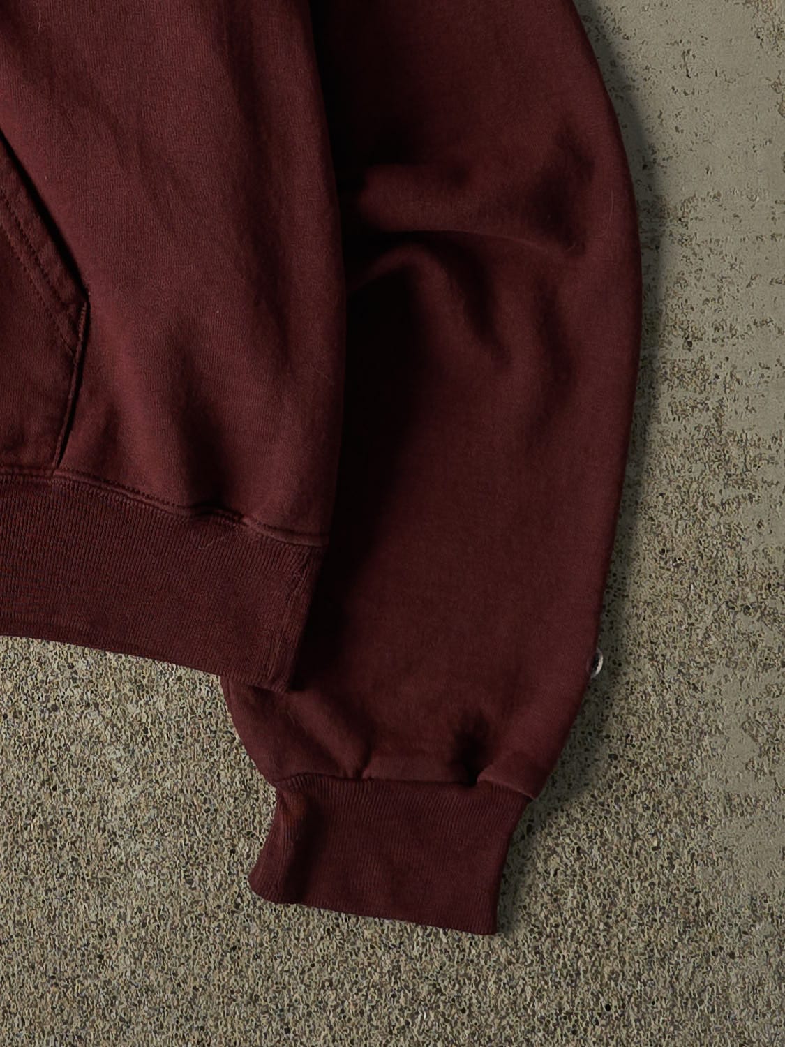 Vintage 90s Burgundy Boston College Champion Hoodie (XS/S)