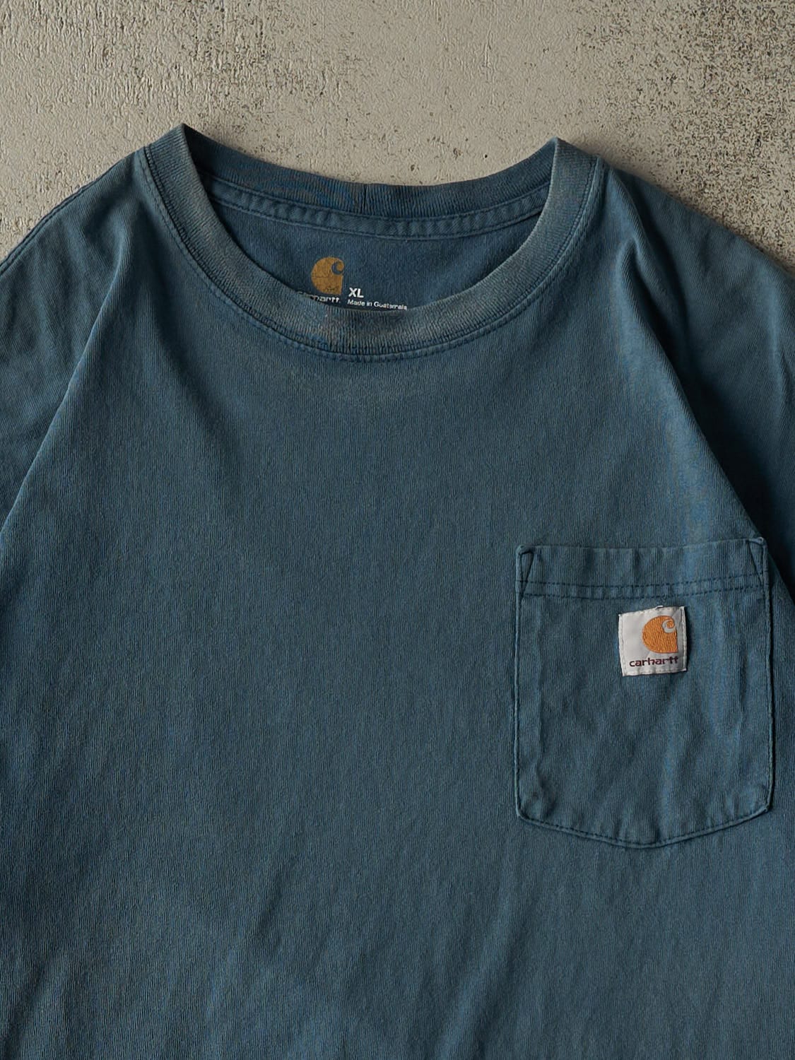 Vintage Y2K Blue Carhartt Pocket Tee (XL/XXL)