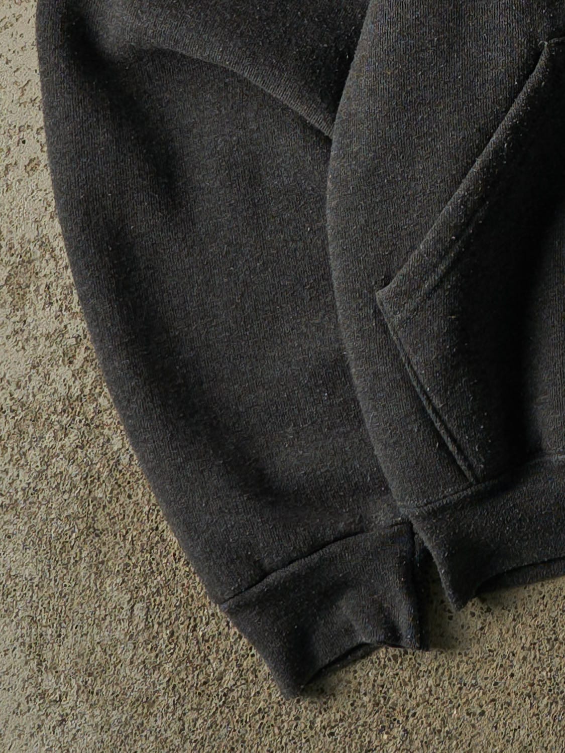 Vintage Y2K Charcoal Grey UCLA Embroidered Hoodie (XS/S)