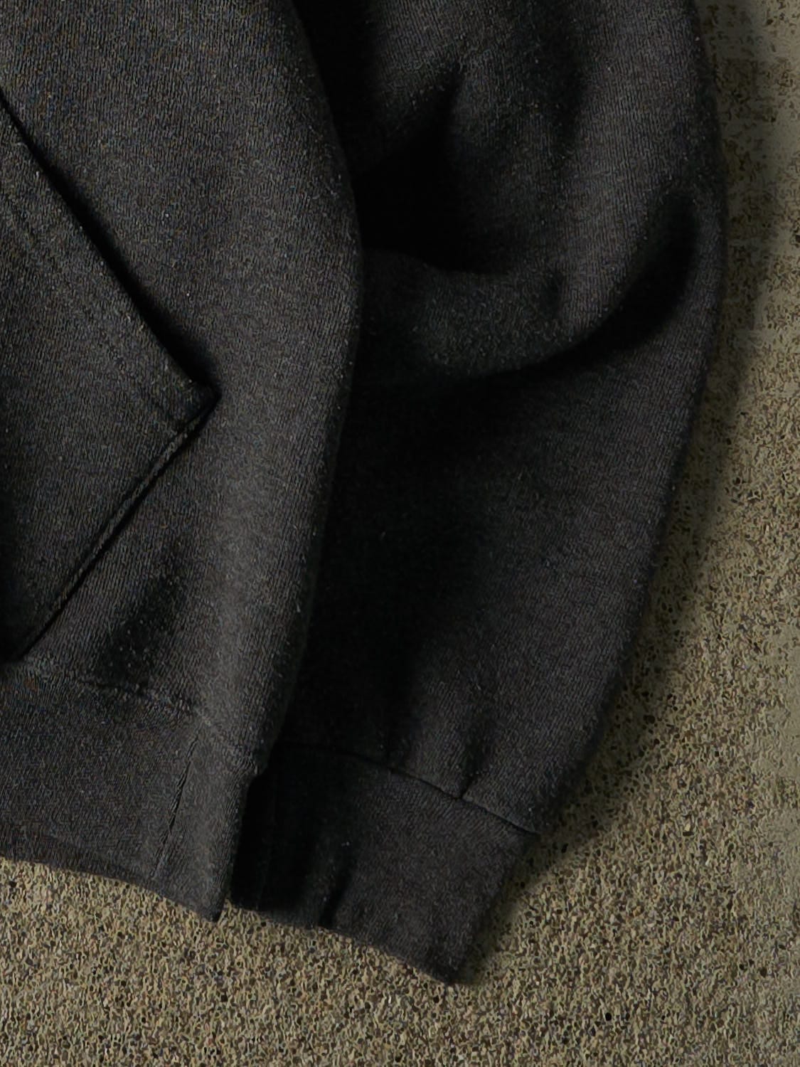 Vintage Y2K Charcoal Grey UCLA Embroidered Hoodie (XS/S)