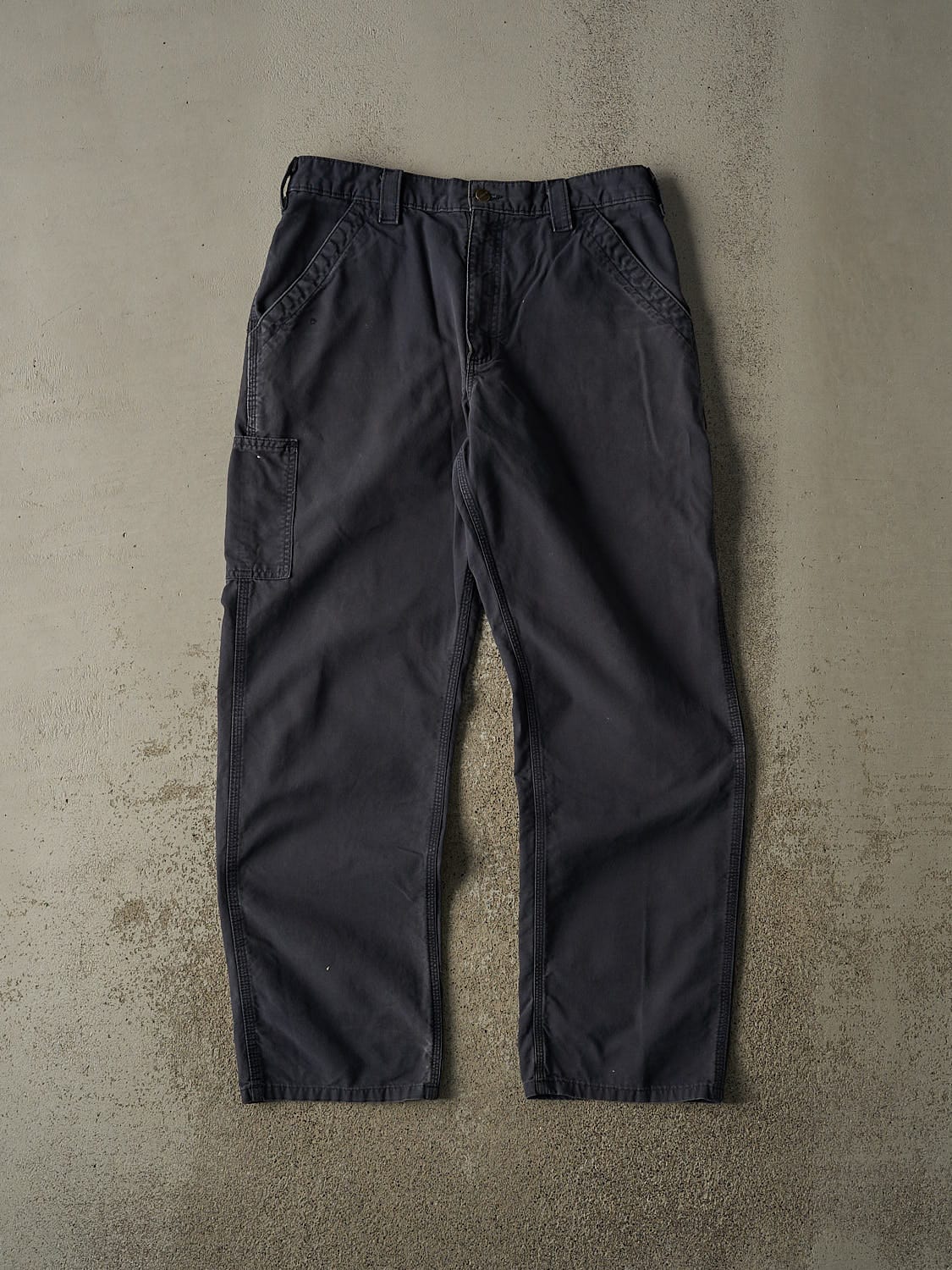 Vintage Y2K Navy Blue Carhartt Carpenter Pants (33x31)