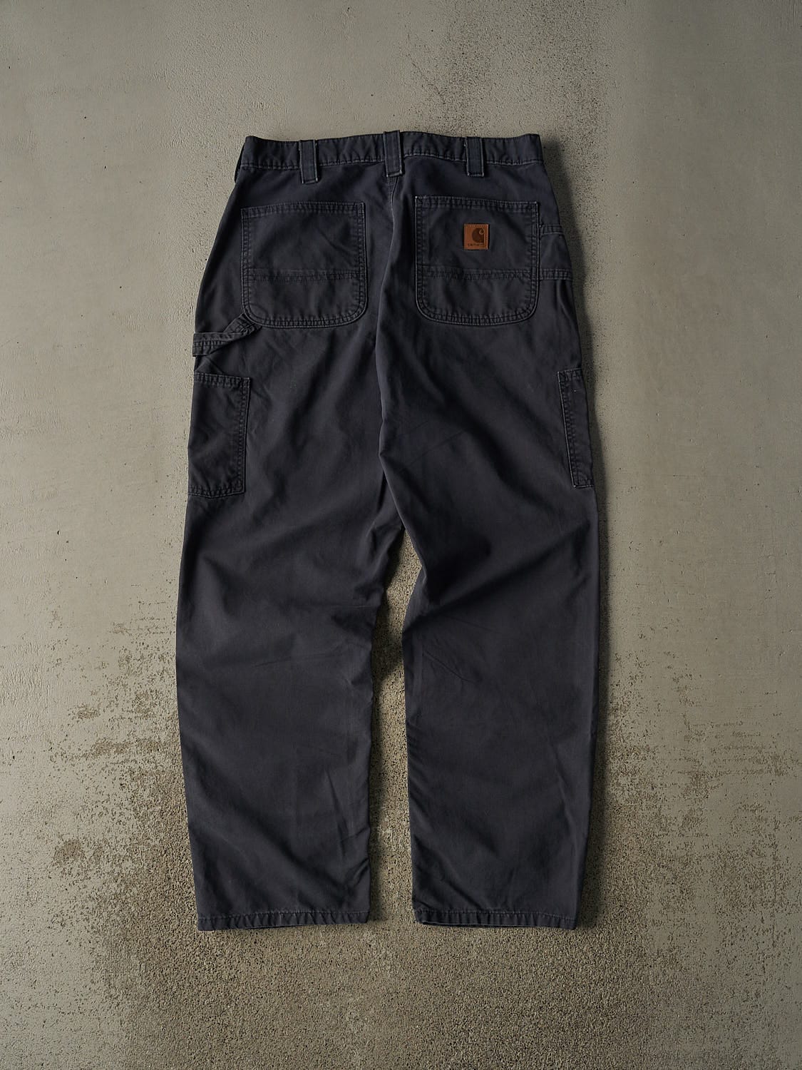 Vintage Y2K Navy Blue Carhartt Carpenter Pants (33x31)