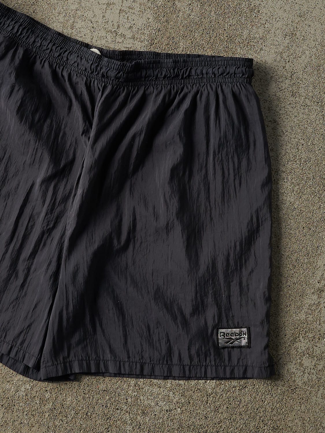 Vintage 90s Faded Navy Reebok Track Shorts (30x4.5)