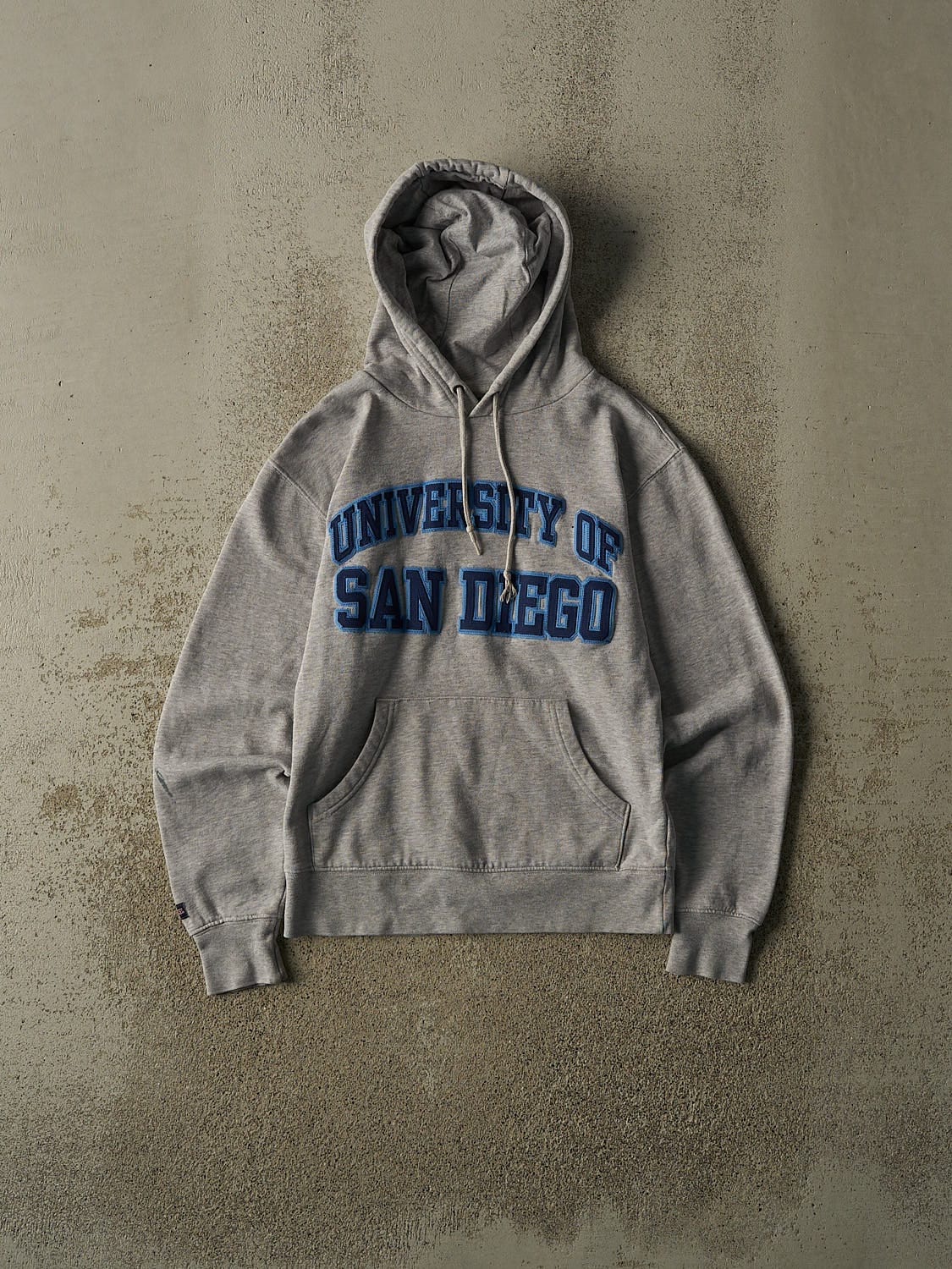 Vintage 90s Grey University of San Diego Embroidered Hoodie (XXS/XS)